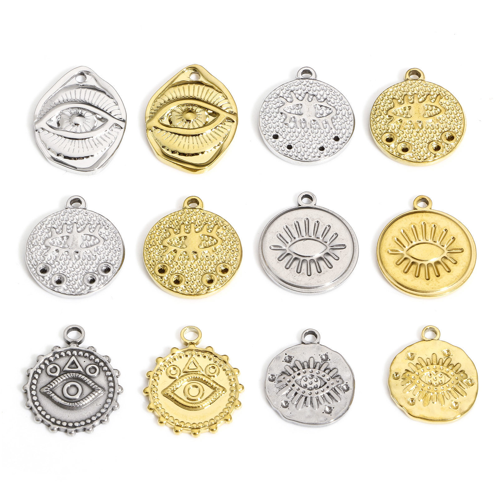 Picture of 304 Stainless Steel Religious Disc Charms