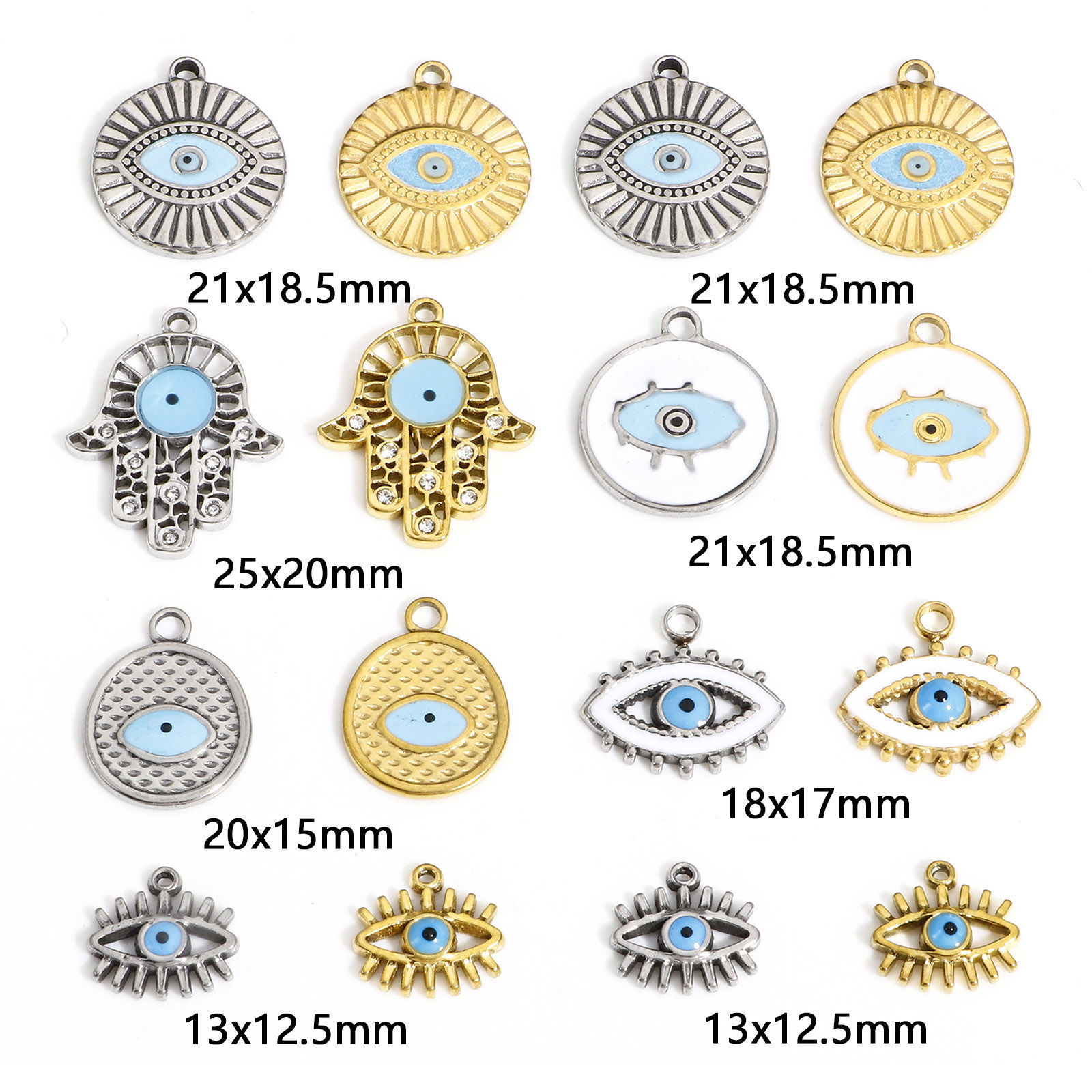 Immagine di 1 Pz 304 Acciaio Inossidabile Religione Charms