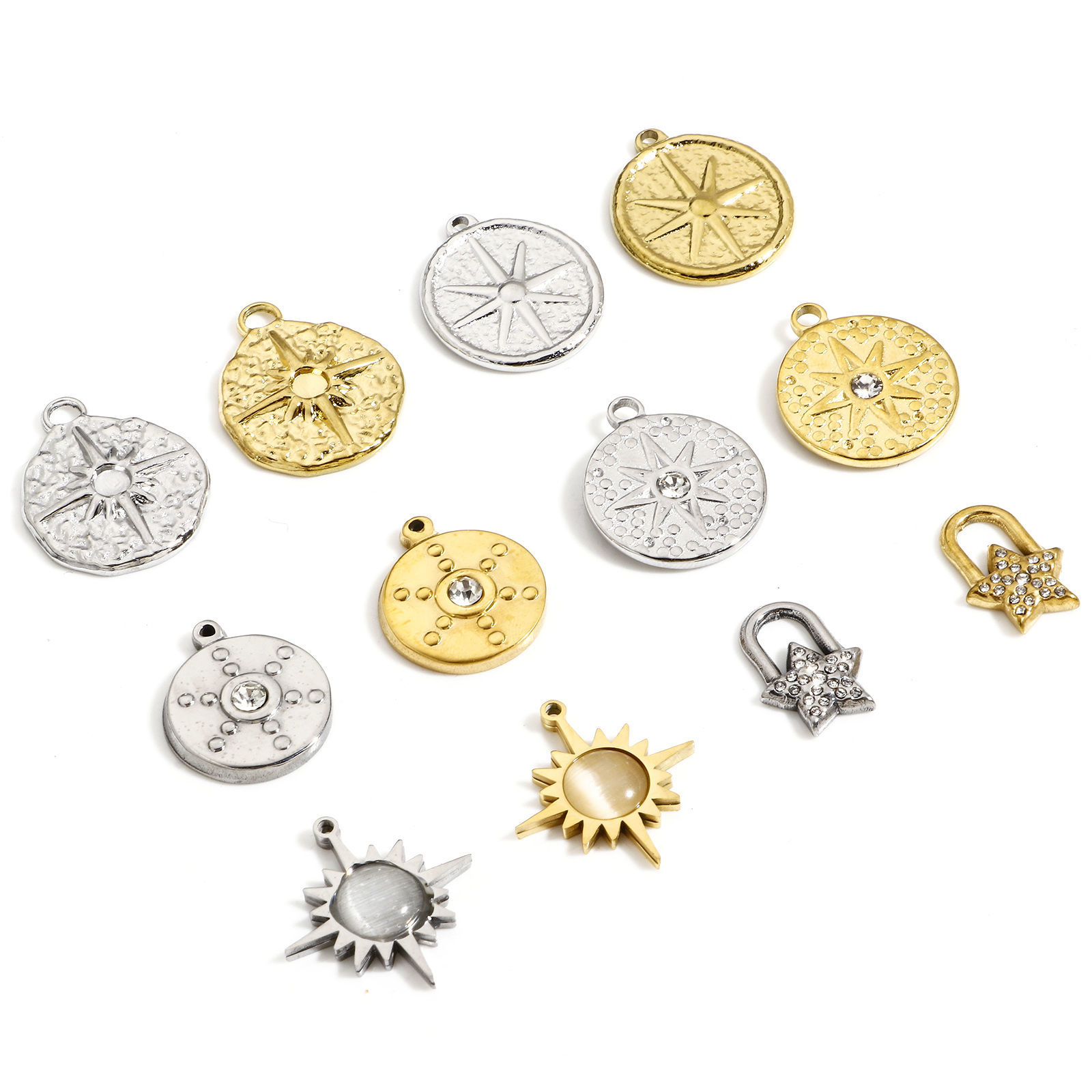 Picture of 304 Stainless Steel Galaxy Charms