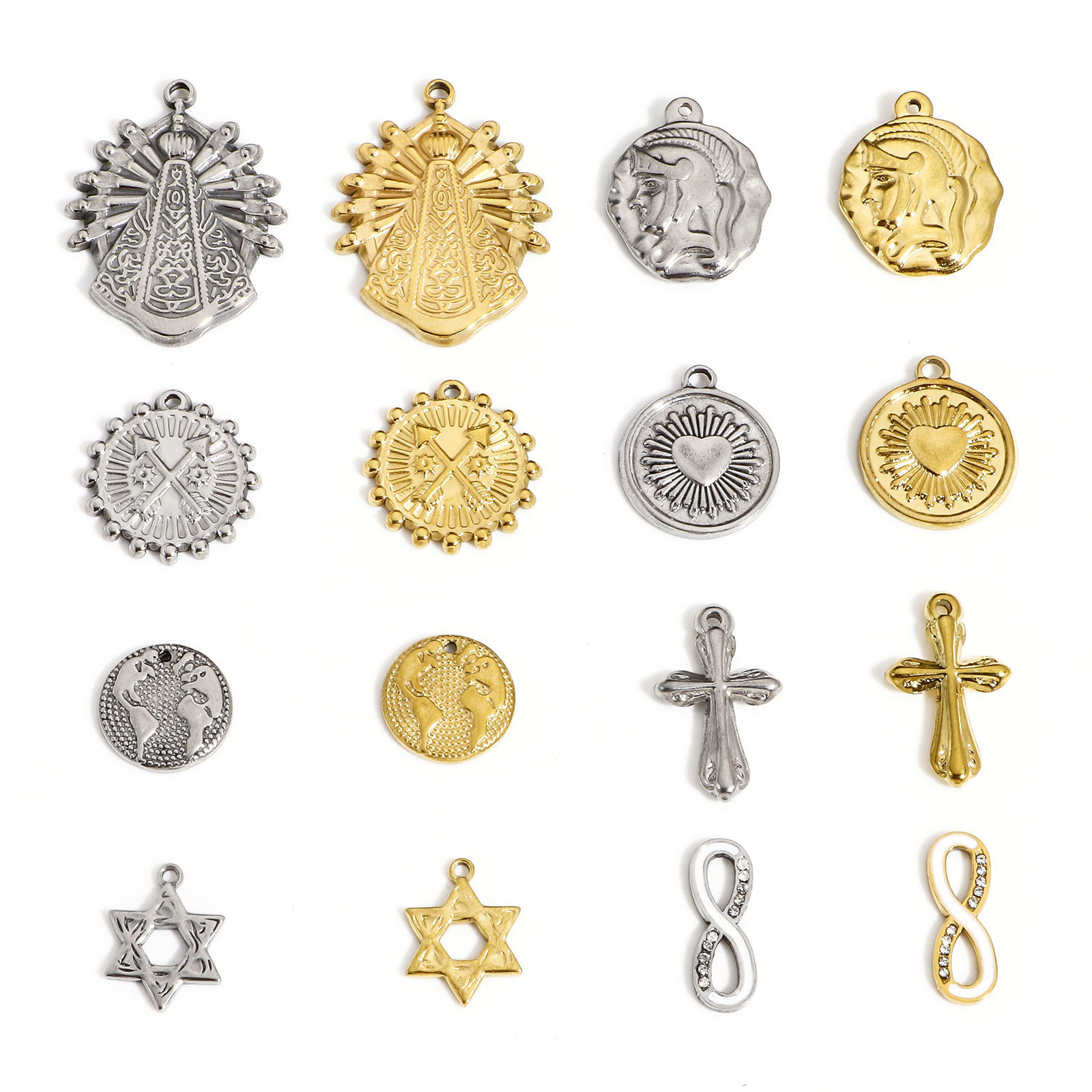 1 個 304ステンレス鋼 チャーム の画像