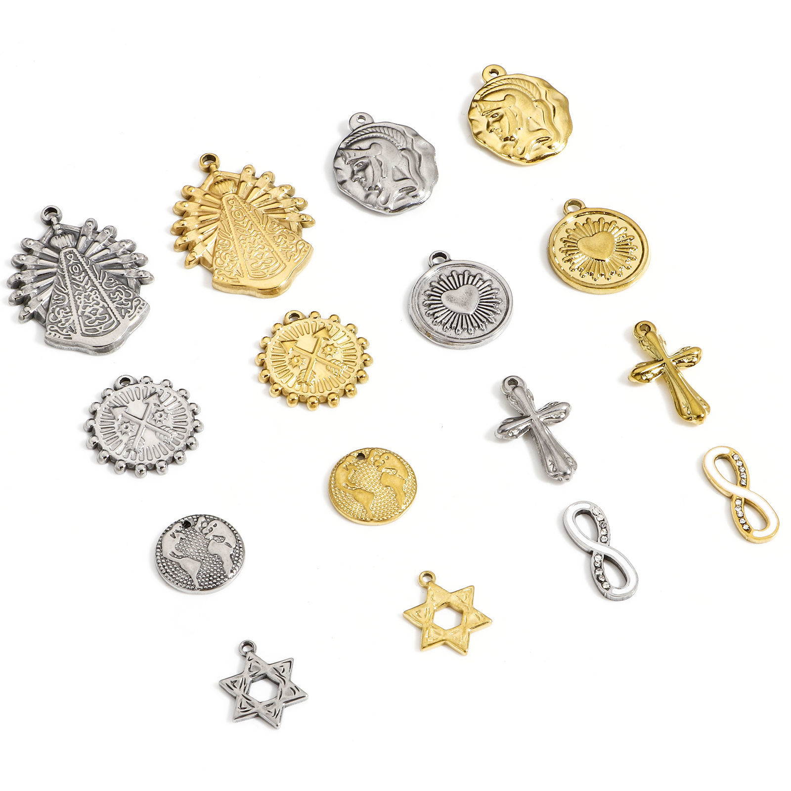 1 個 304ステンレス鋼 チャーム の画像