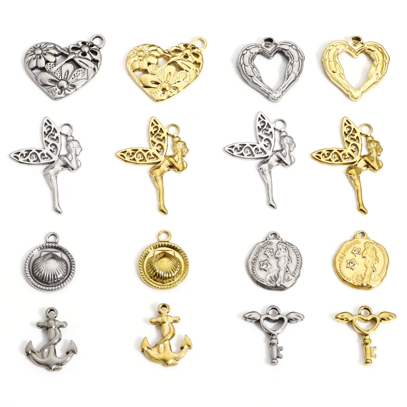 1 個 304ステンレス鋼 チャーム の画像