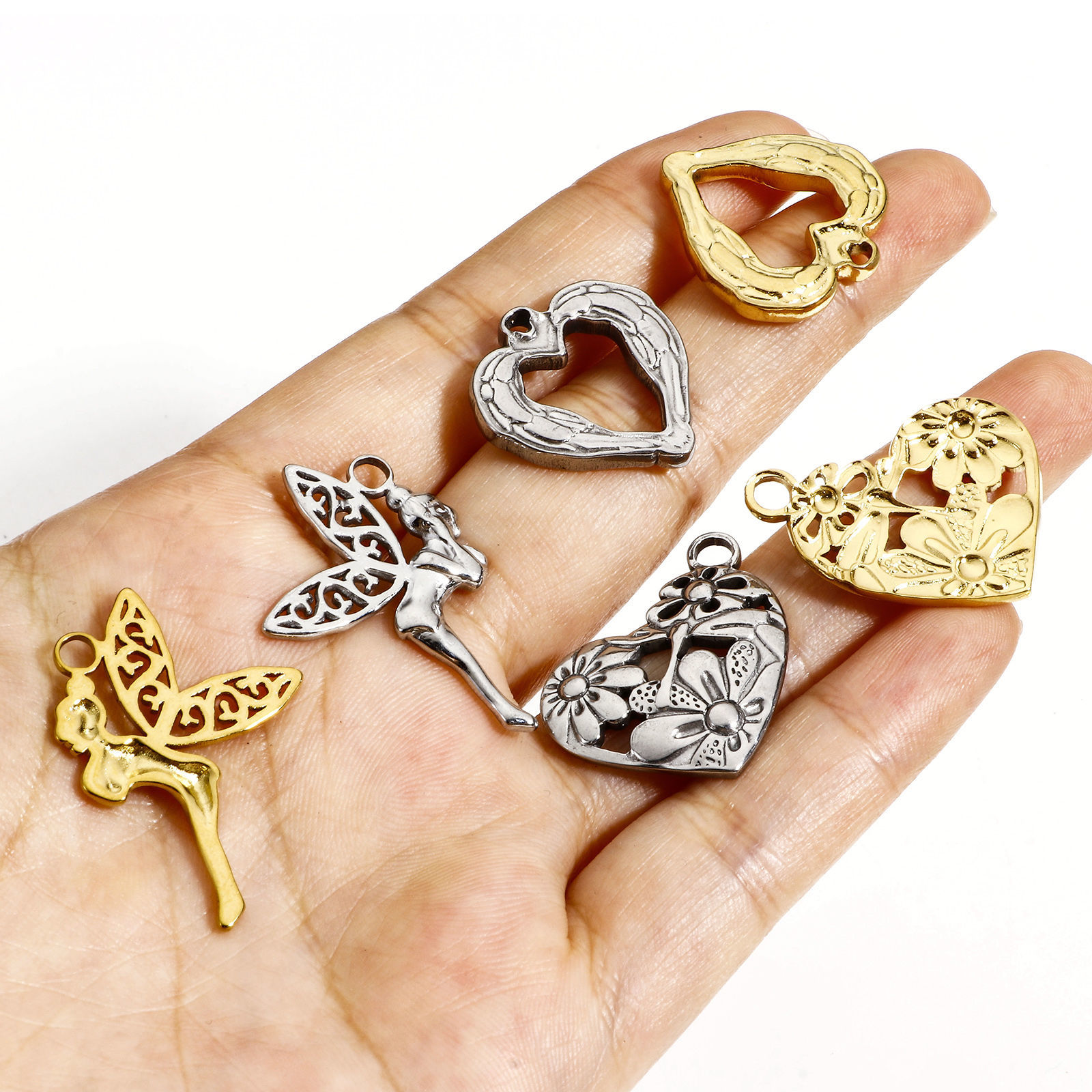 1 個 304ステンレス鋼 チャーム の画像