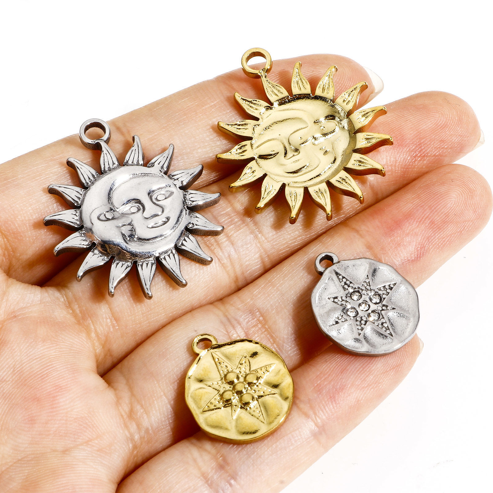 Изображение 1 ШТ 304 Нержавеющая Сталь галактика Подвески