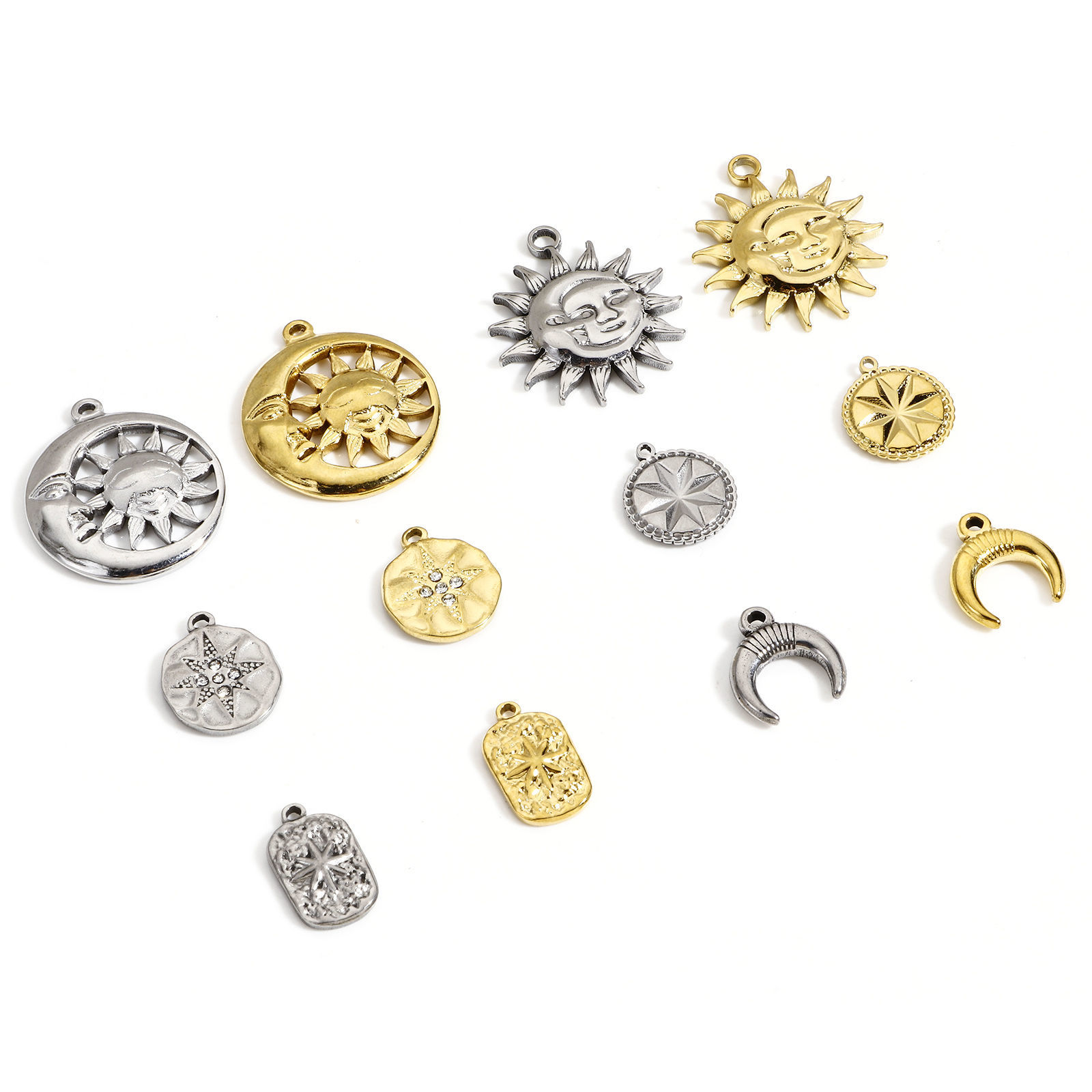 Изображение 1 ШТ 304 Нержавеющая Сталь галактика Подвески