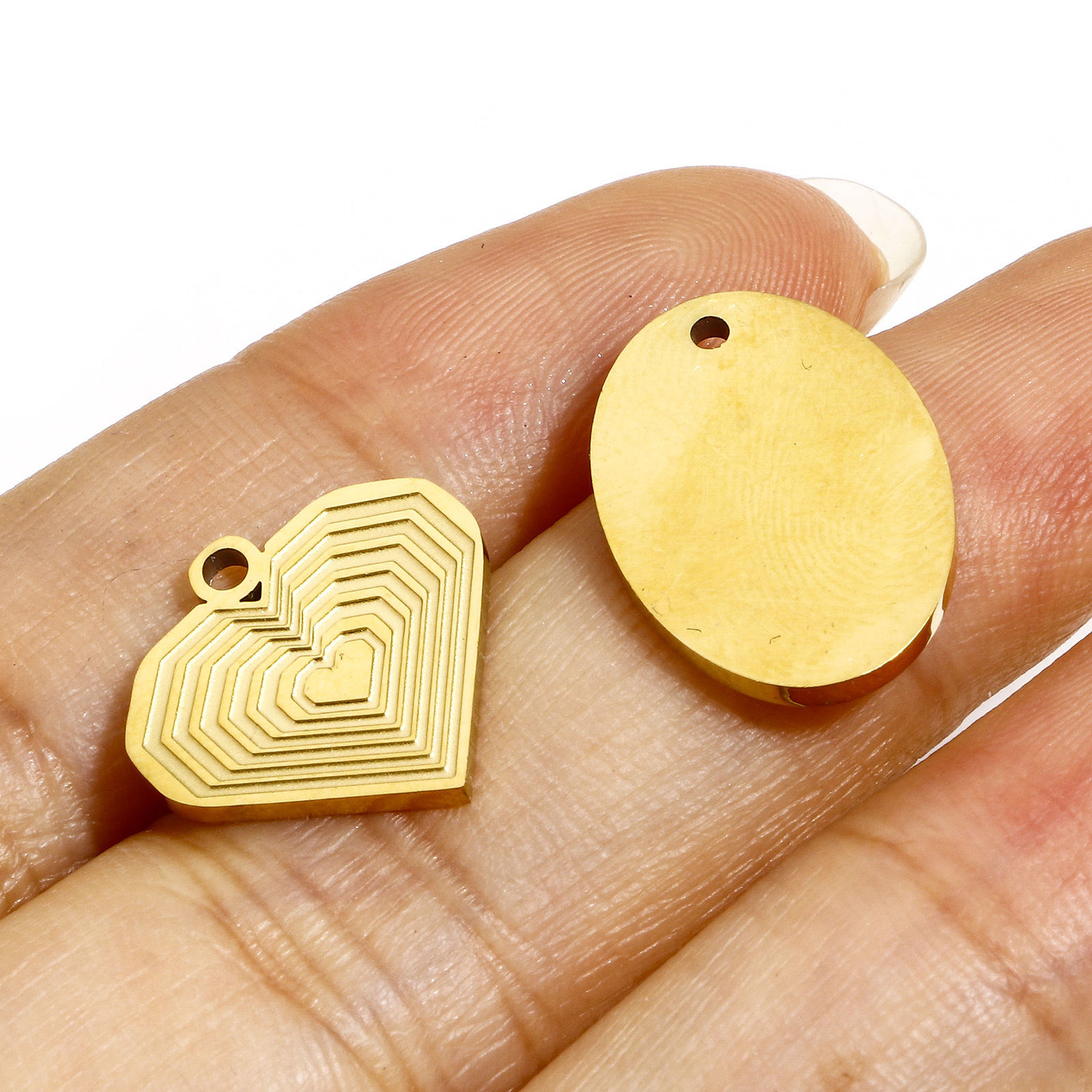 Picture of Eco-friendly 304 Stainless Steel Simple Charms Multicolor Fan-shaped Hat