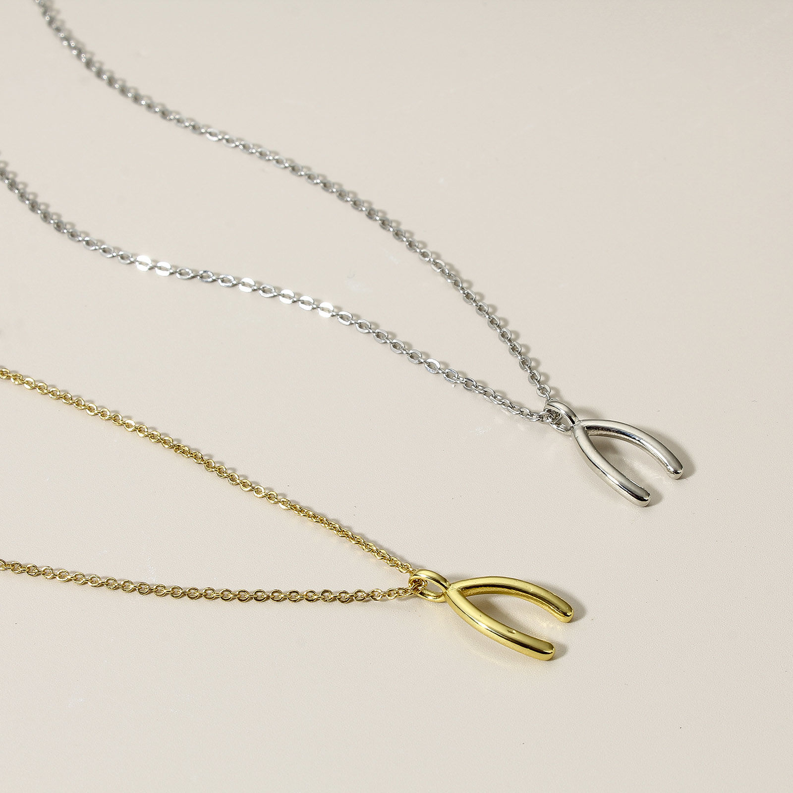 Imagen de 1 Unidad Latón Colgantes Charms Horquilla Oro Real Chapado 17mm x 9mm