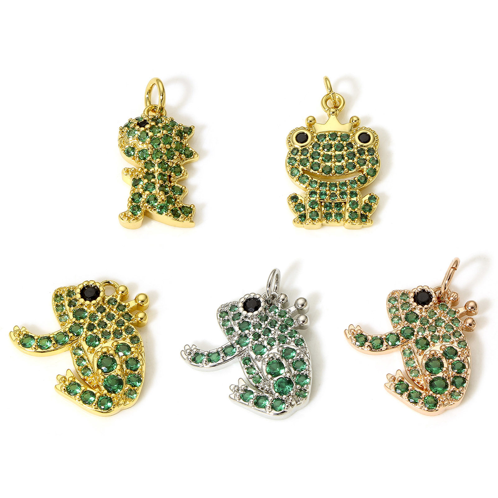 Immagine di 1 Pz Ottone Charms Vero Oro Placcato