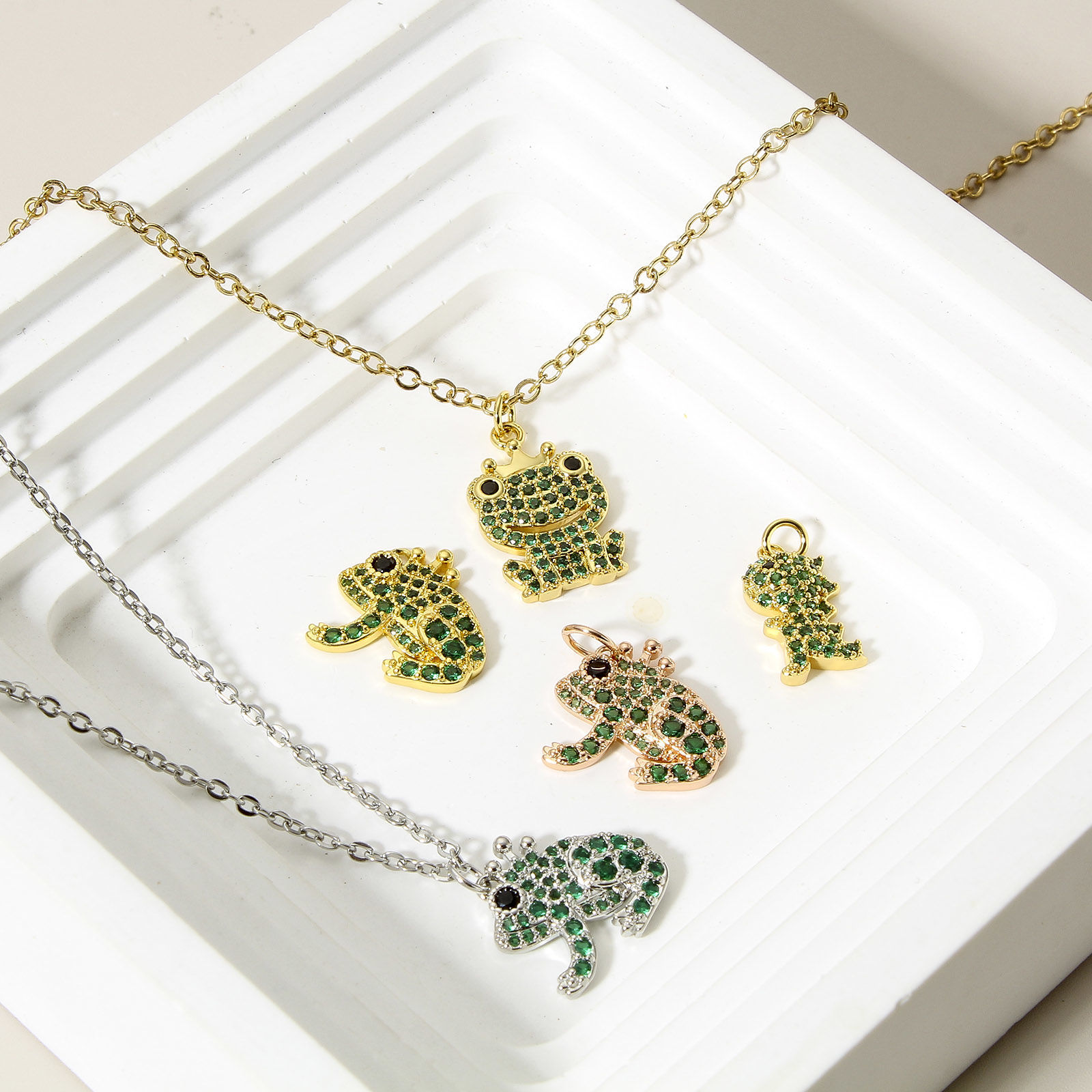 Immagine di 1 Pz Ottone Charms Vero Oro Placcato