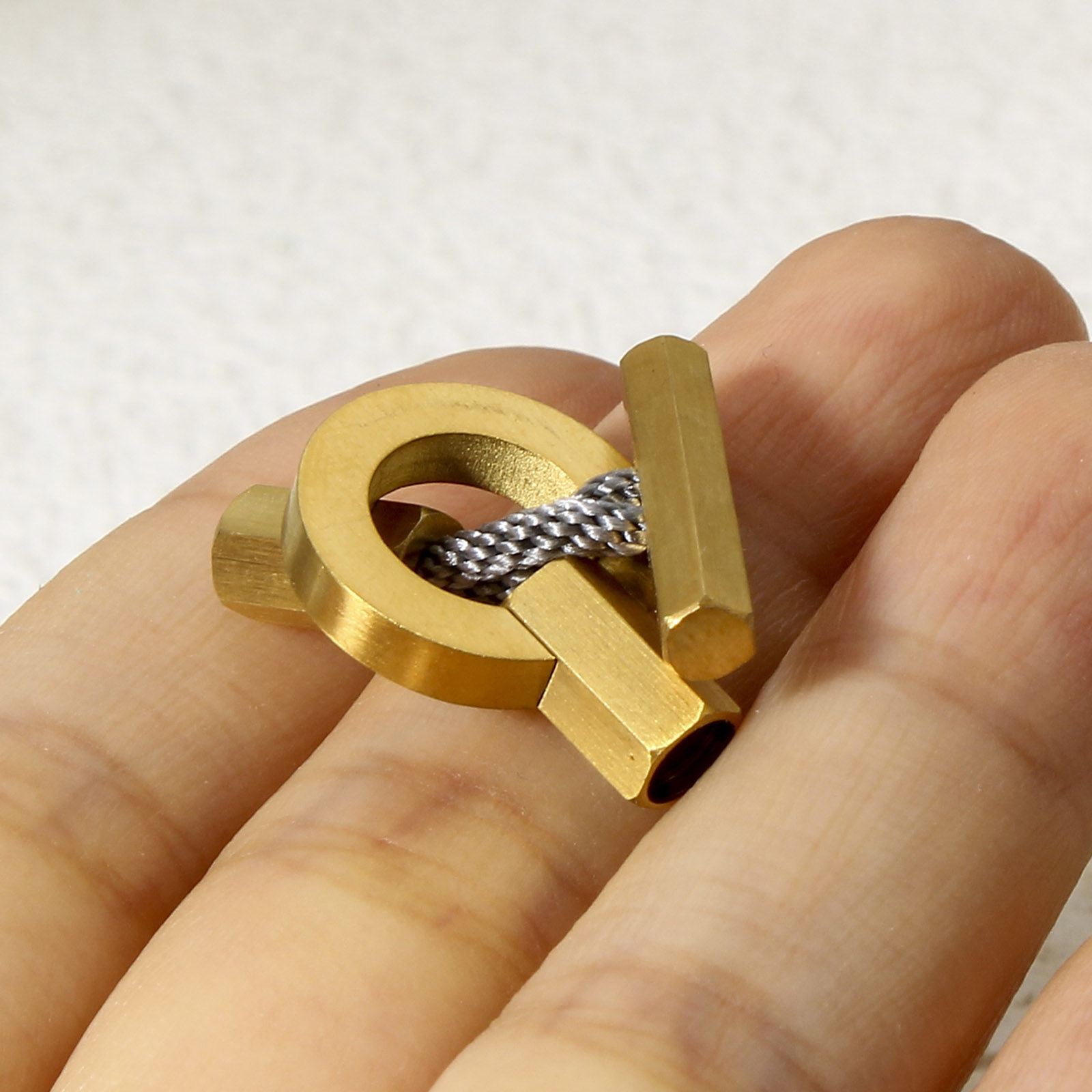 Bild von Geometrische Knebelverschlüsse aus Edelstahl 304 und Nylon