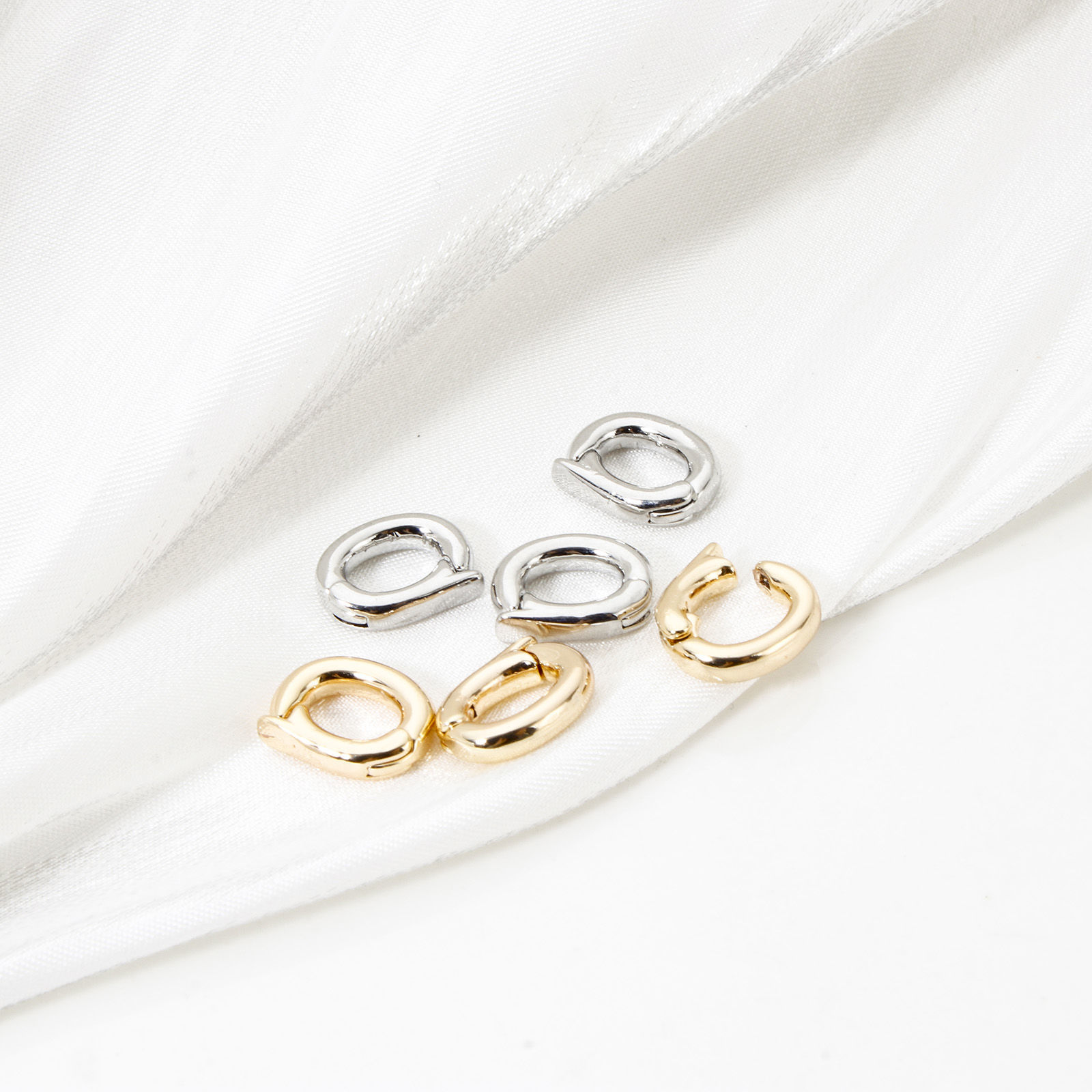 Picture of Brass D Rings Fit Clothing Bag Making Real Gold Plated