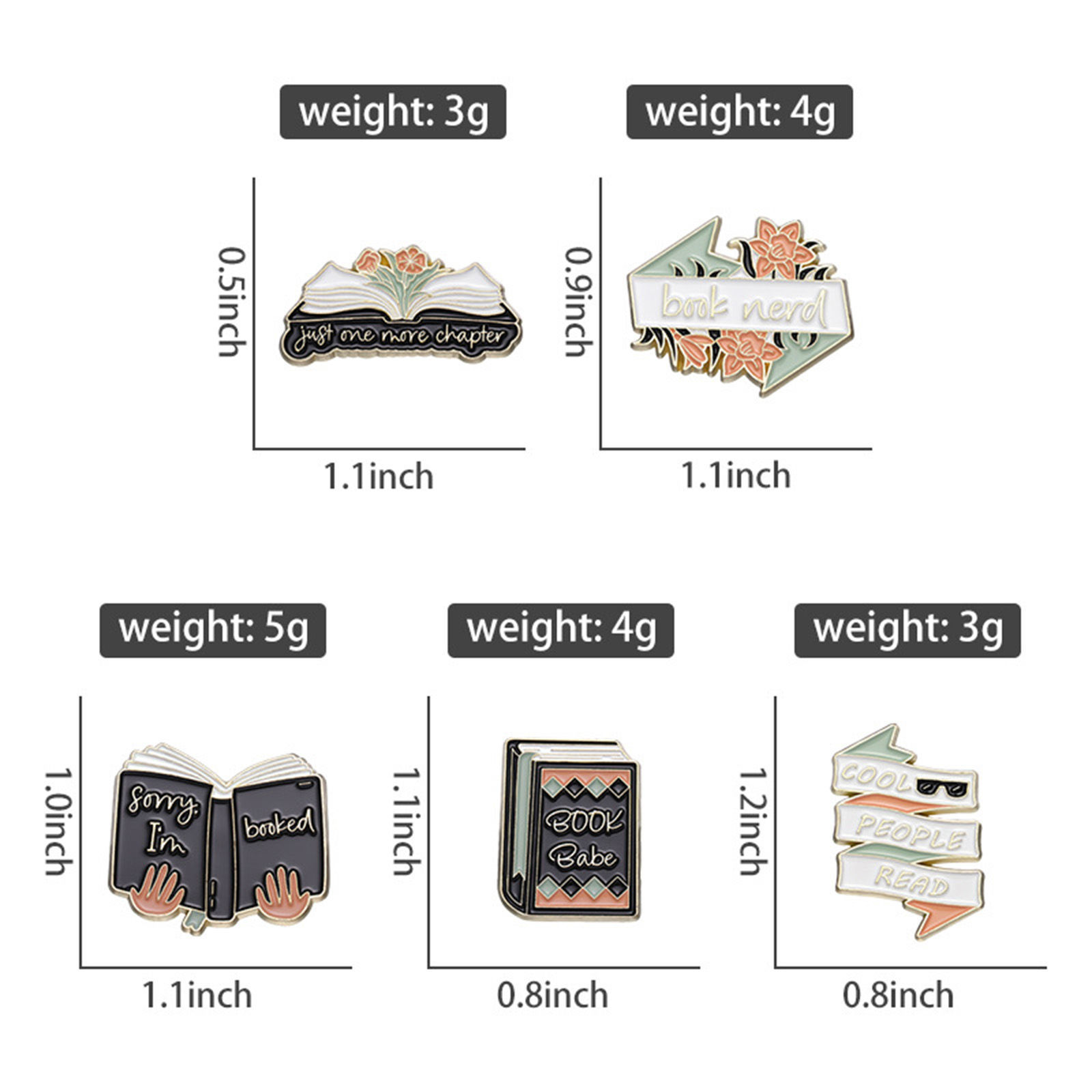 Picture of Graduation Pin Brooches Book Multicolor Enamel