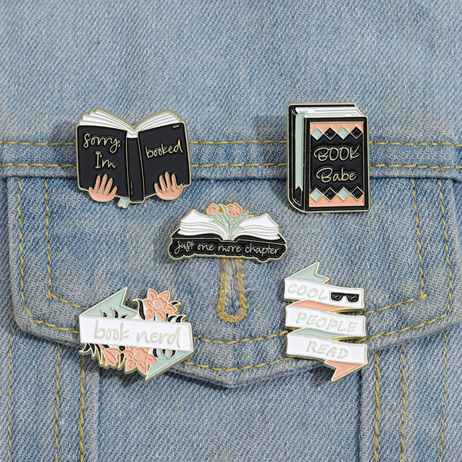 Picture of Graduation Pin Brooches Book Multicolor Enamel