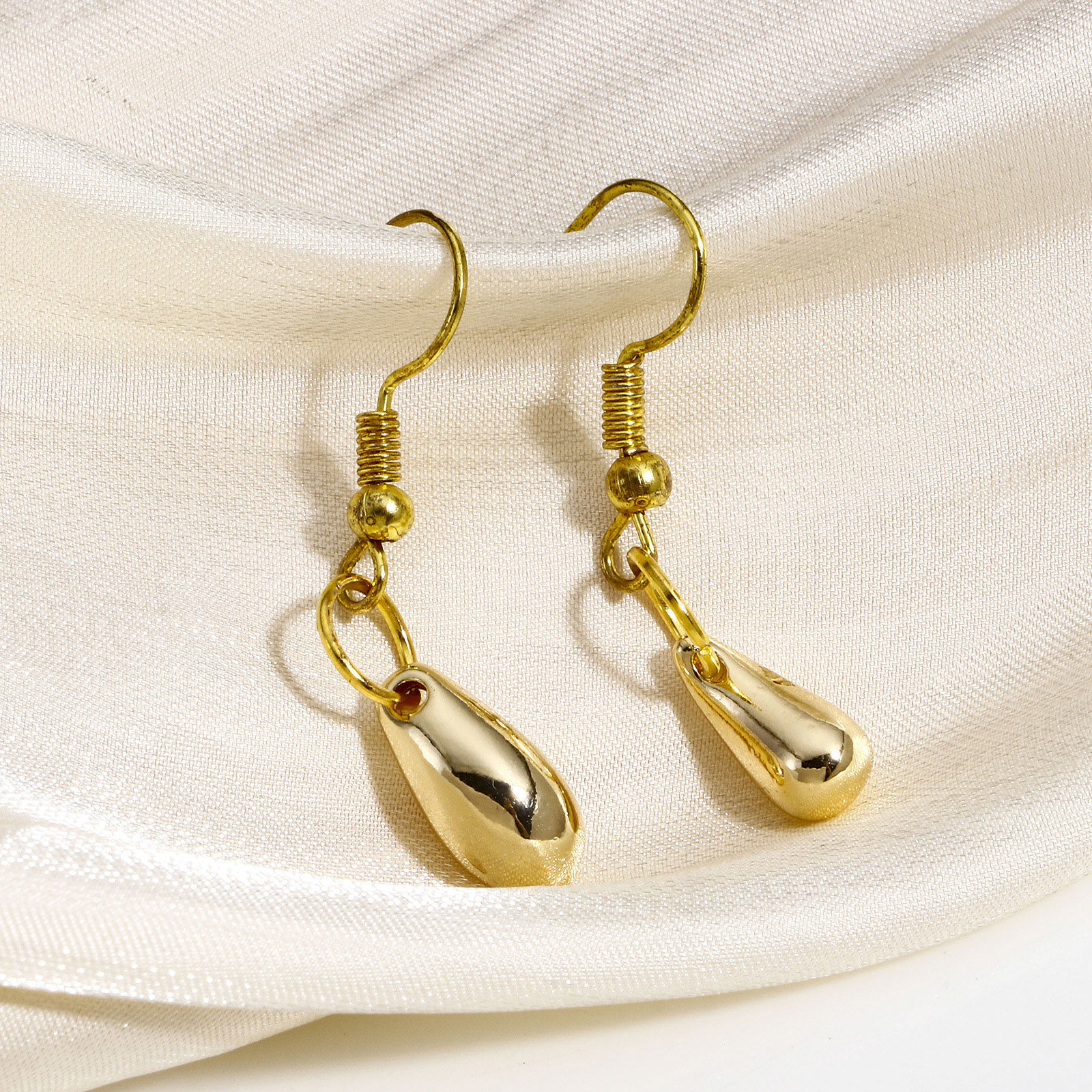 Picture of Brass Charms 14K Real Gold Plated Drop 3D