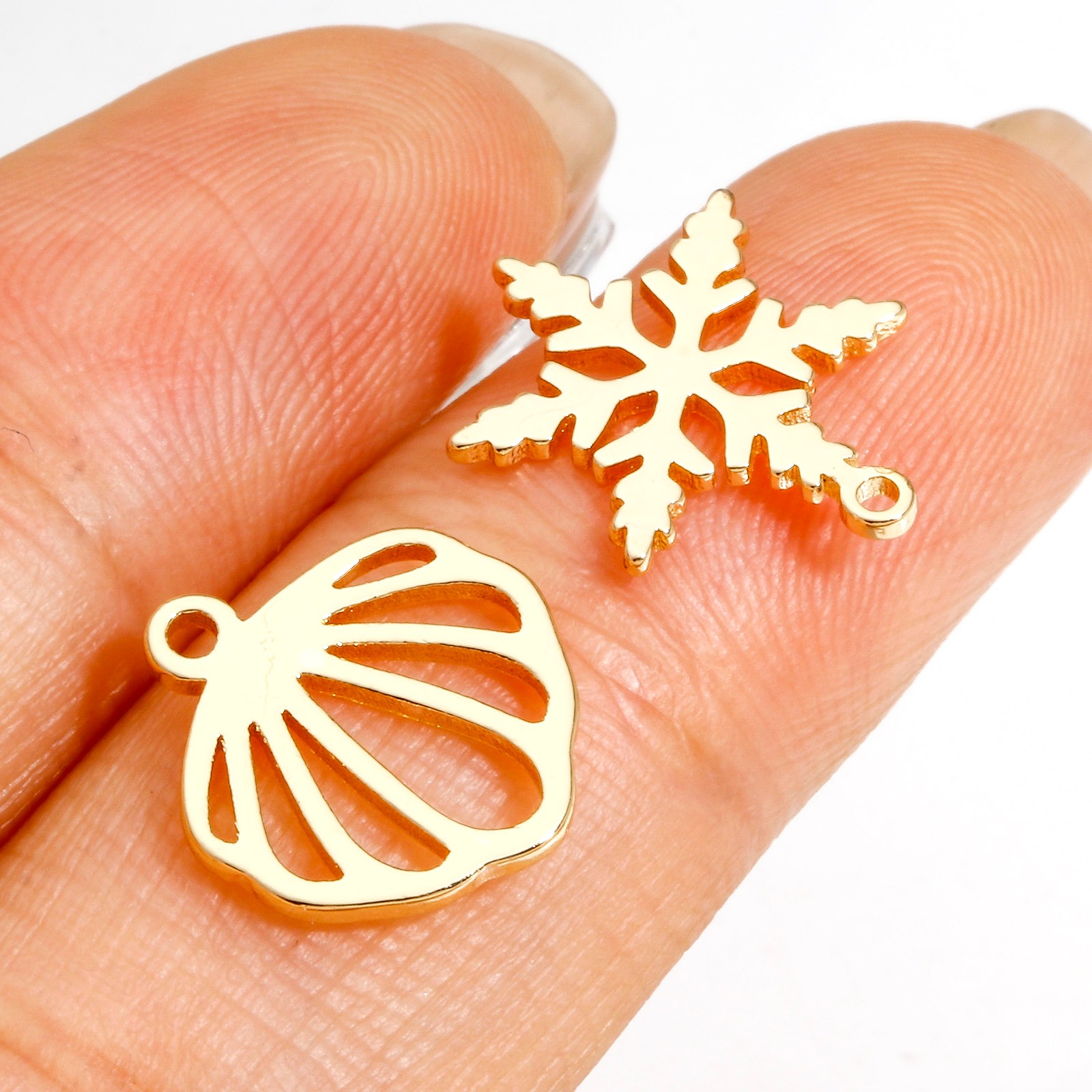 Picture of Brass Charms 14K Real Gold Plated