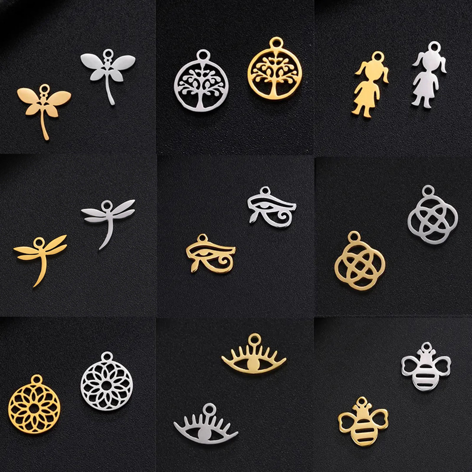 Picture of 304 Stainless Steel Charms Hollow