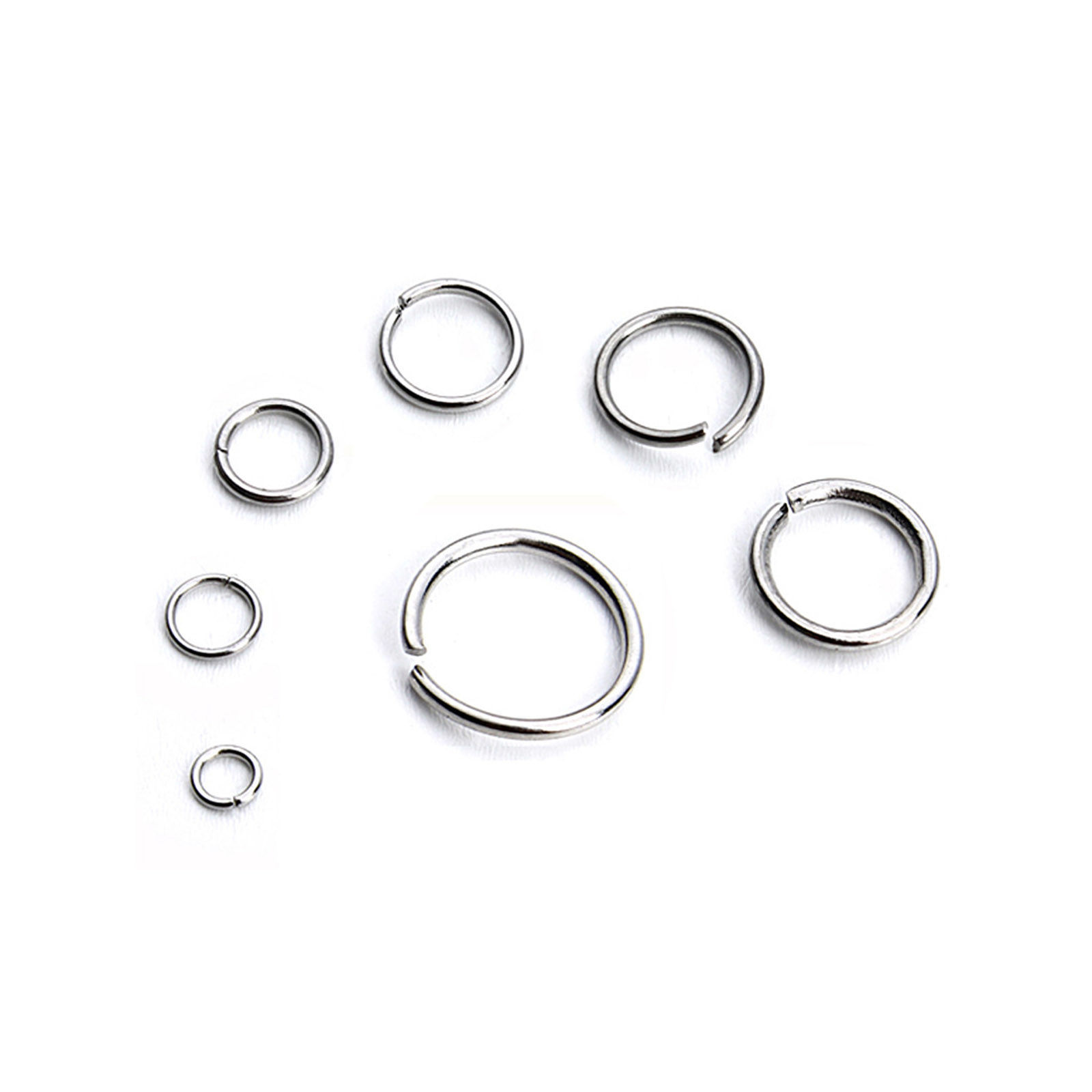 Picture of 304 Stainless Steel Open Jump Rings Findings Round