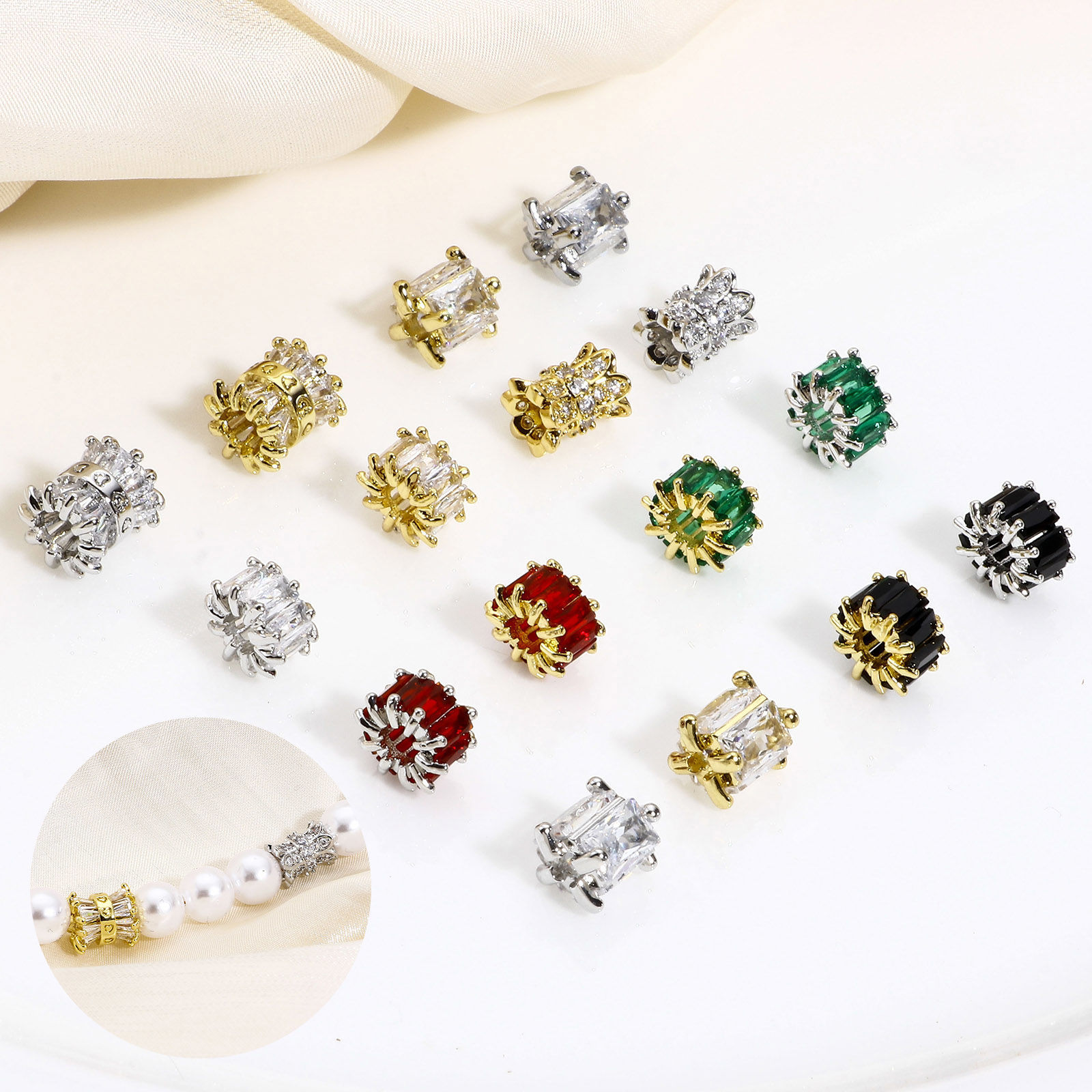 Изображение 1 ШТ Латунь Бисер для изготовления ювелирных украшений "Сделай сам настоящее золото с покрытием