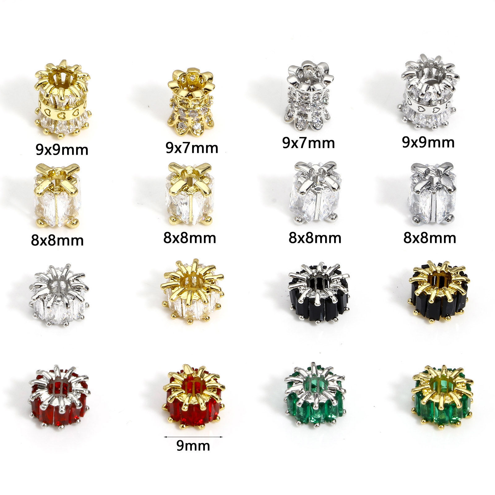 Изображение 1 ШТ Латунь Бисер для изготовления ювелирных украшений "Сделай сам настоящее золото с покрытием