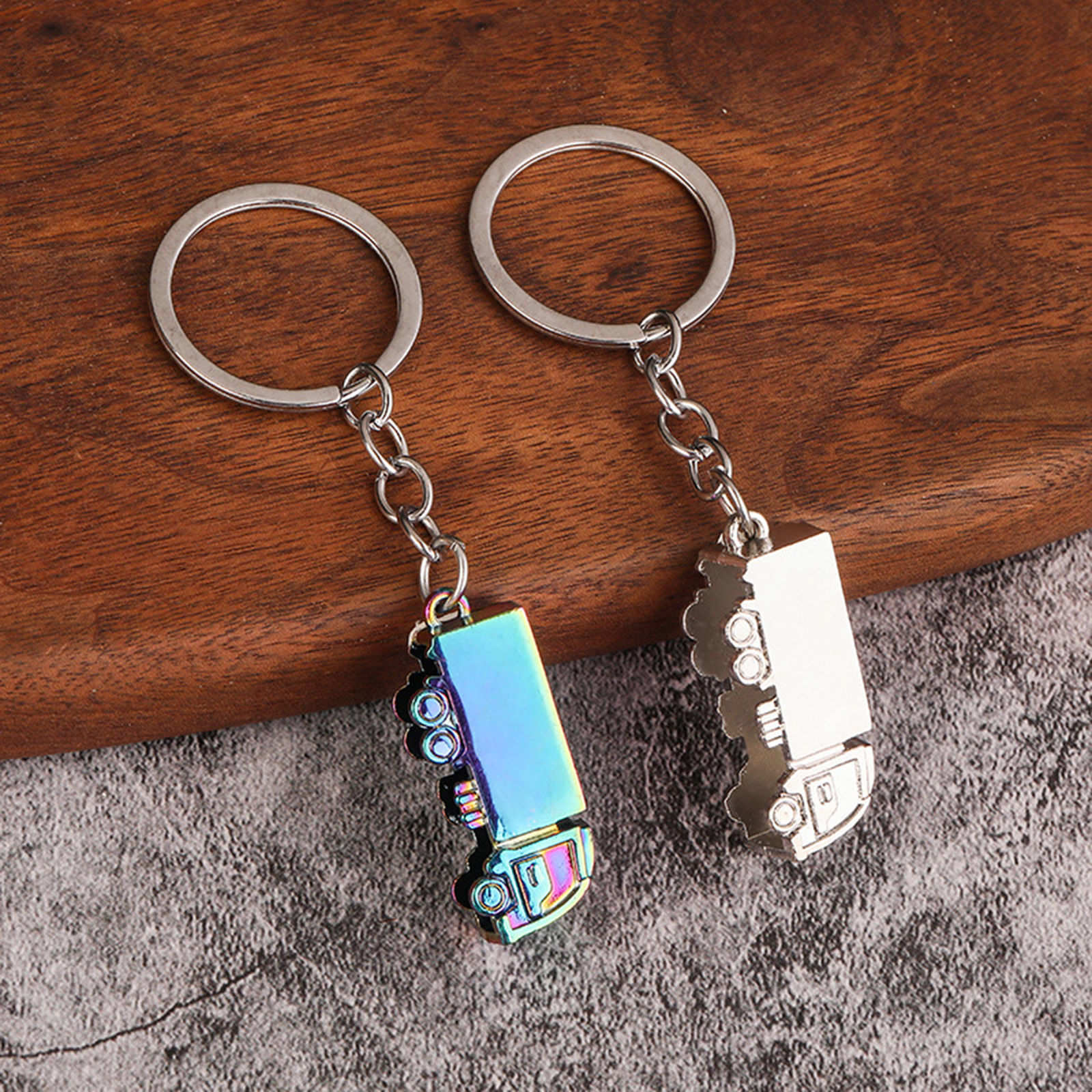 Picture of Punk Keychain & Keyring Multicolor Truck