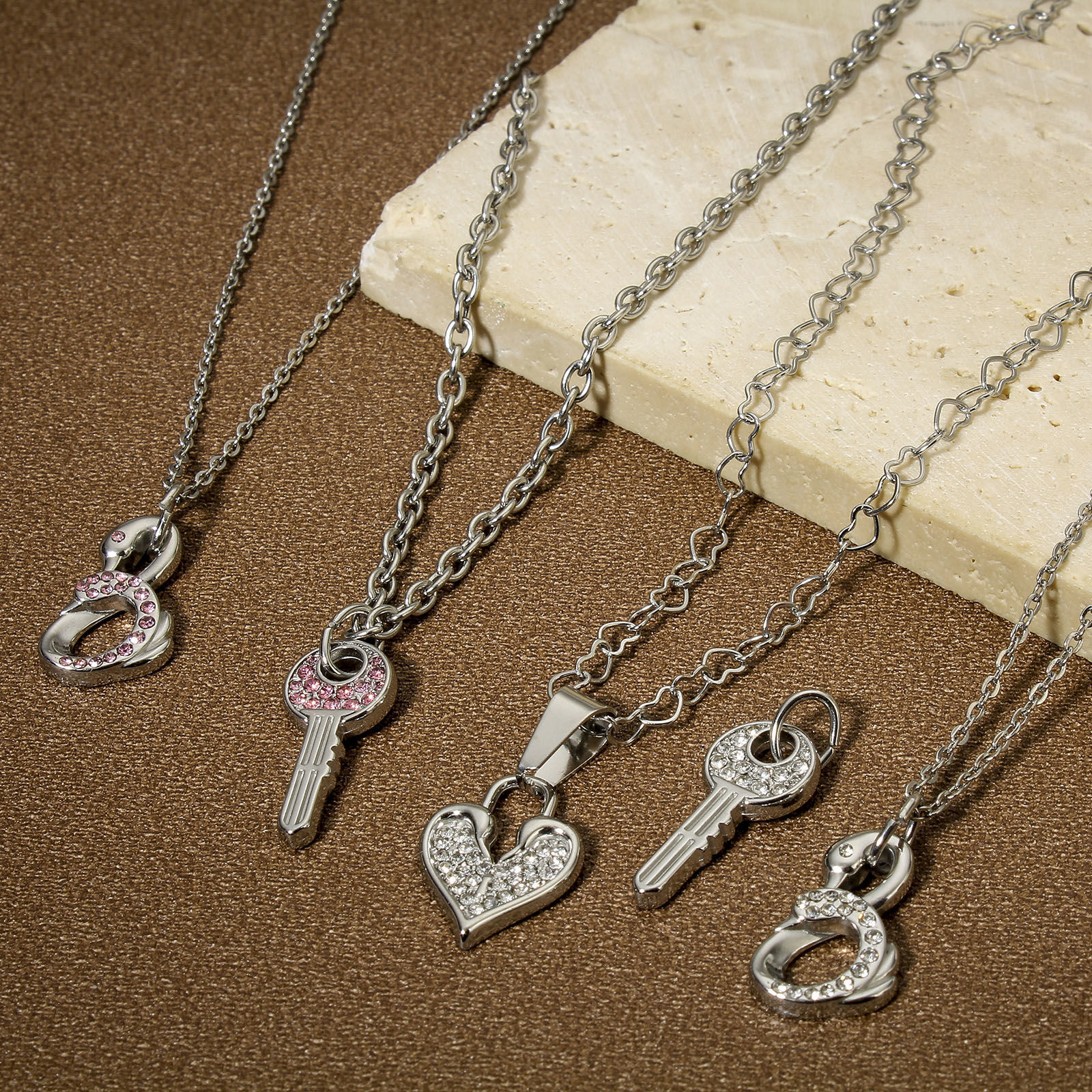 1 個 304ステンレス鋼 チャーム シルバートーン の画像