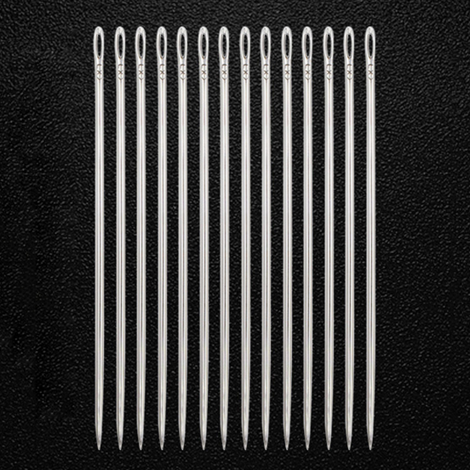 Imagen de 4 Paquetes Acero Inoxidable Aguja de coser Tono de Plata