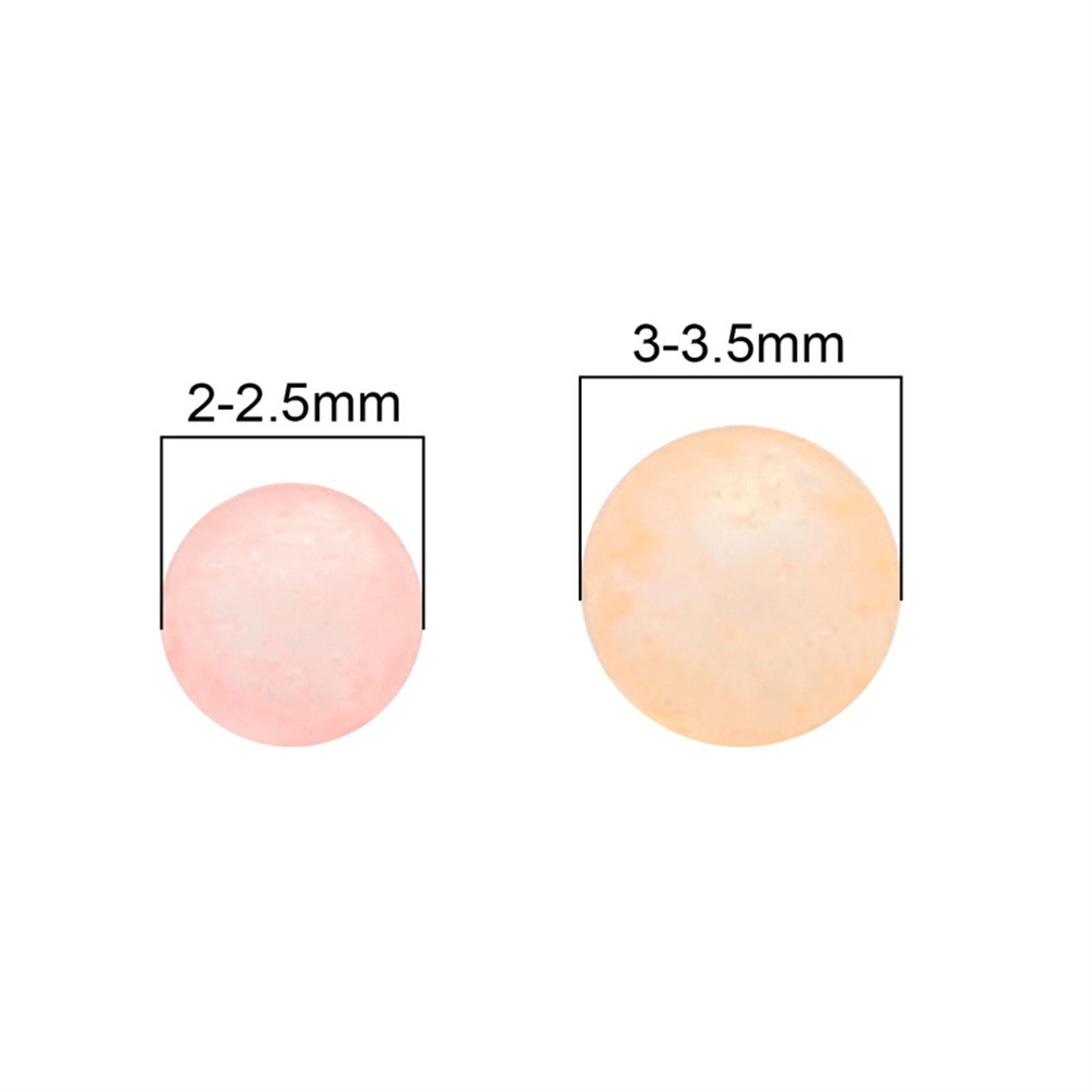 Picture of Glow In The Dark Glass Seed Beads Round Multicolor Bubble No Hole