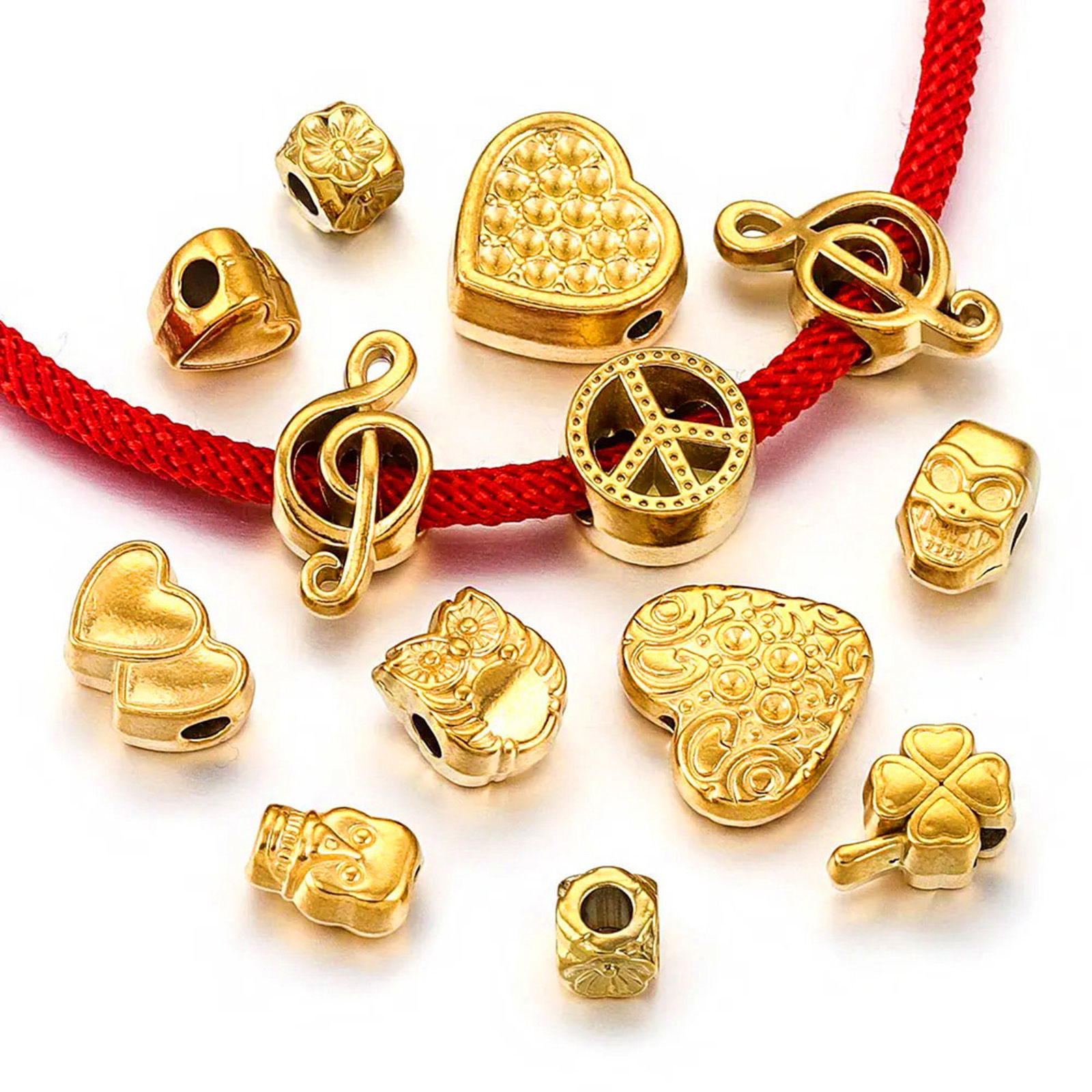 Picture of Eco-friendly 304 Stainless Steel Casting Beads For DIY Jewelry Making