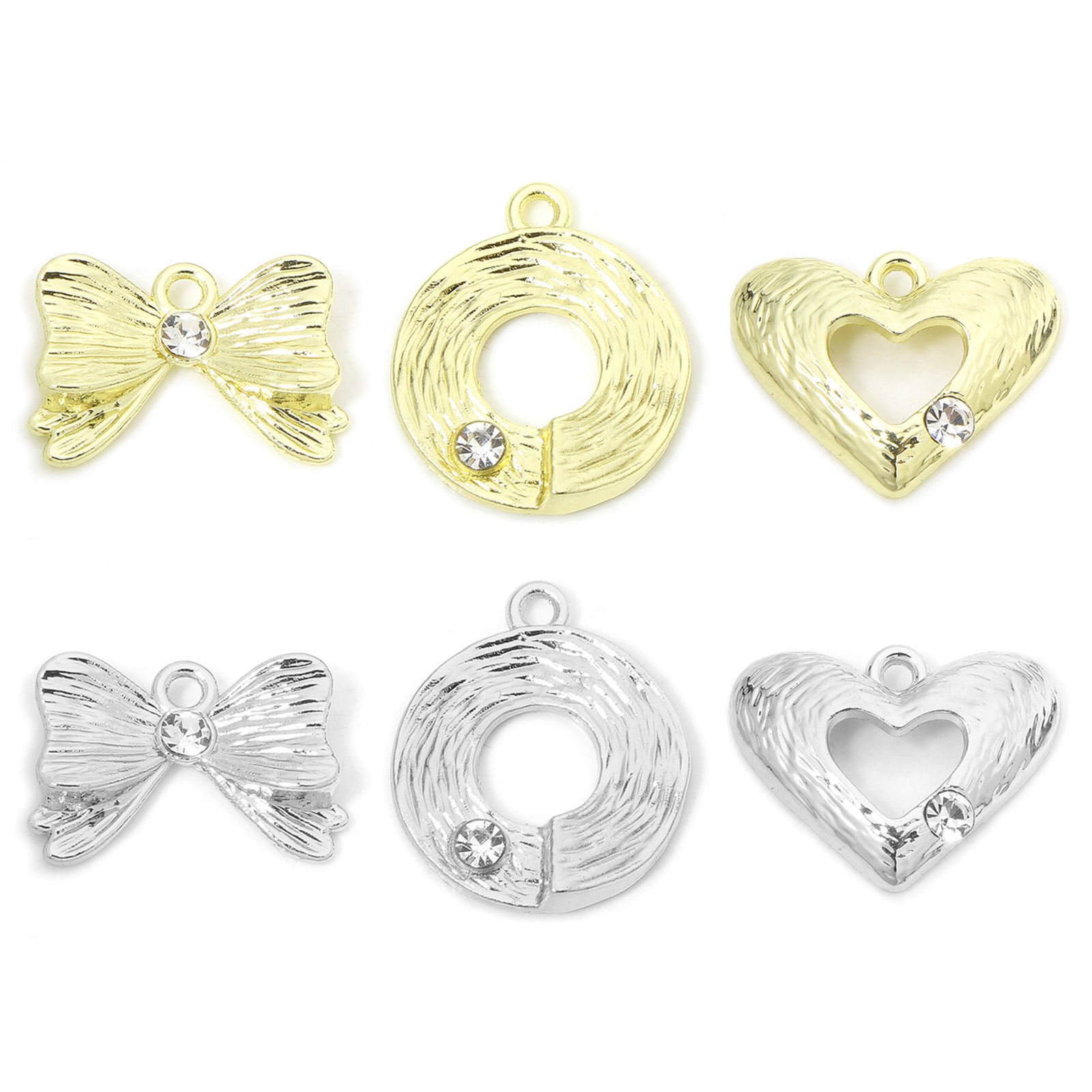 Picture of Zinc Based Alloy Charms Multicolor Texture