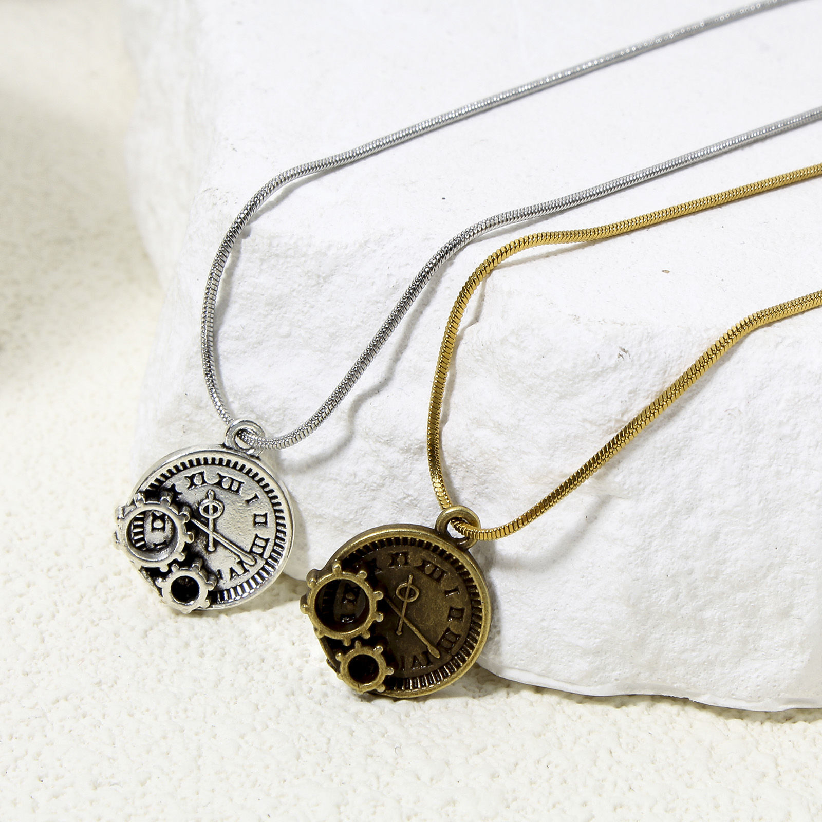 Picture of Zinc Based Alloy Steampunk Charms Multicolor Clock Gear 16mm x 14mm