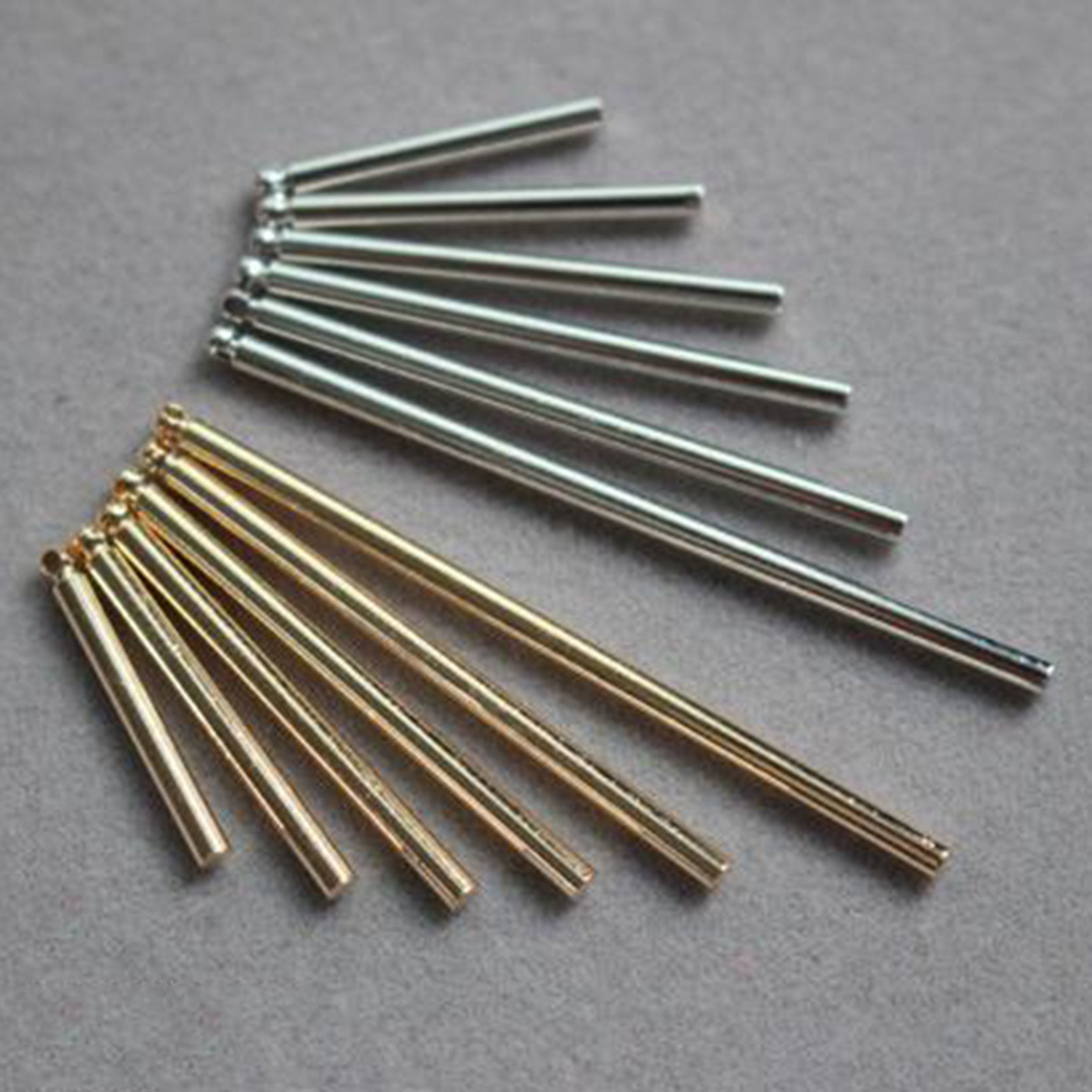Image de 5 Pcs Breloques en Laiton Bâton Multicolore Franges