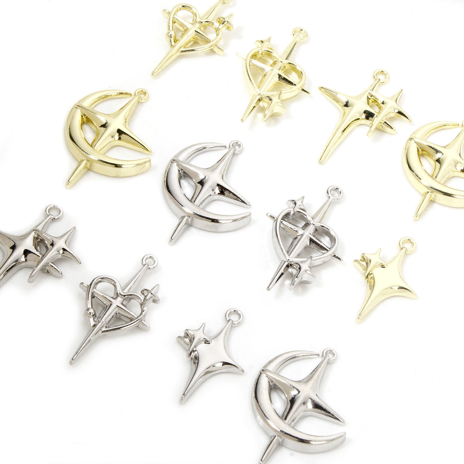 Picture of Zinc Based Alloy Galaxy Charms Star