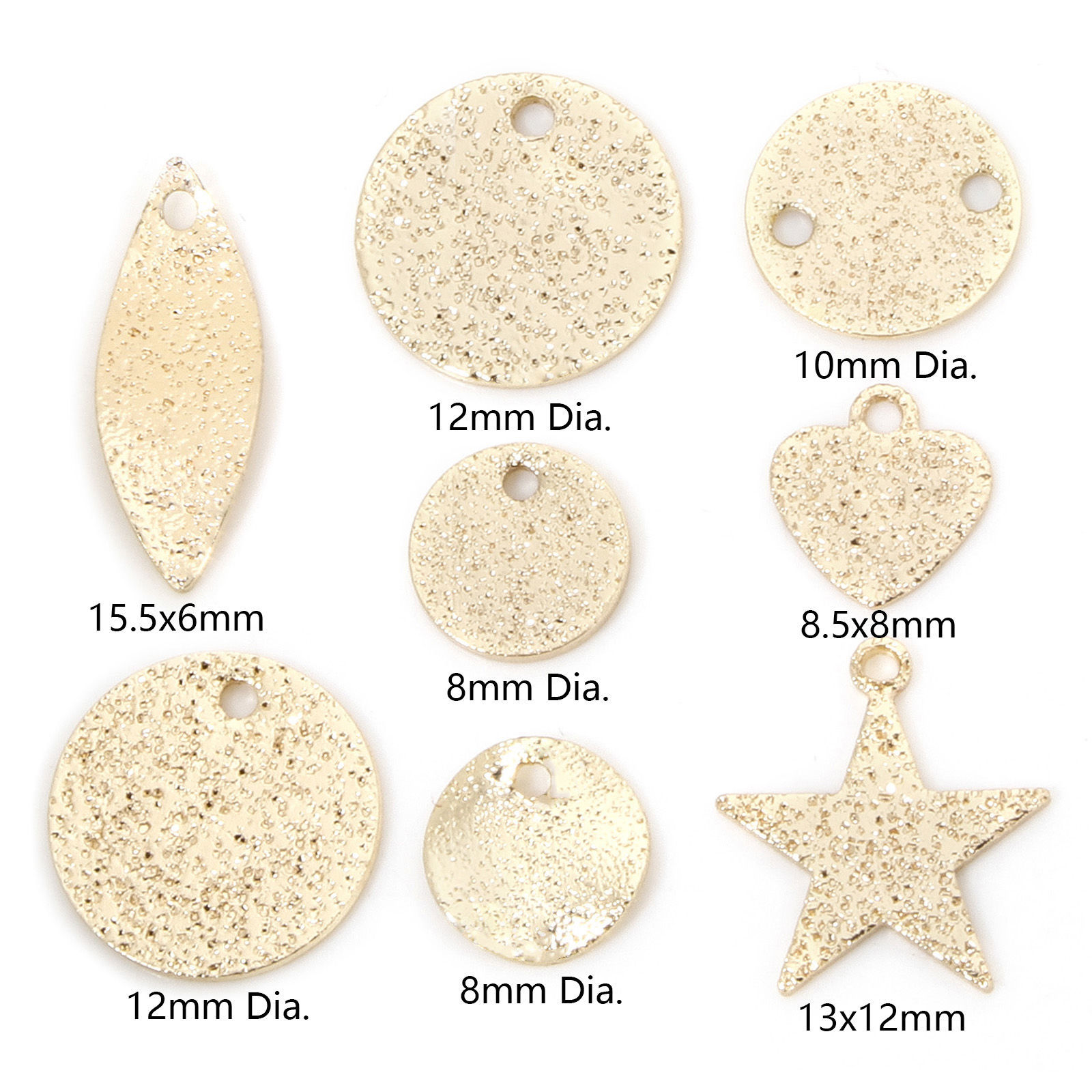 Picture of Eco-friendly Brass Geometric Charms 14K Real Gold Plated Sparkledust