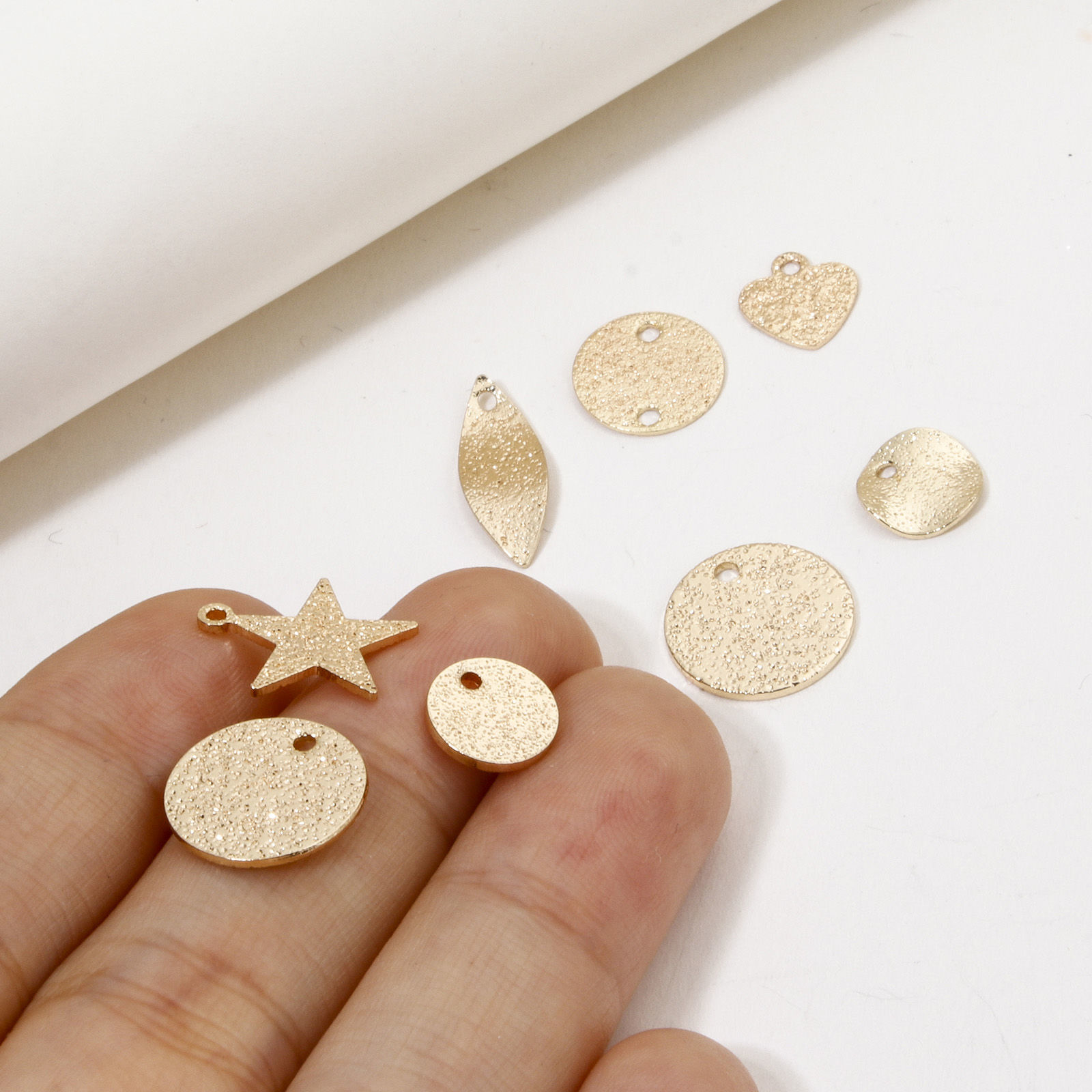 Picture of Eco-friendly Brass Geometric Charms 14K Real Gold Plated Sparkledust