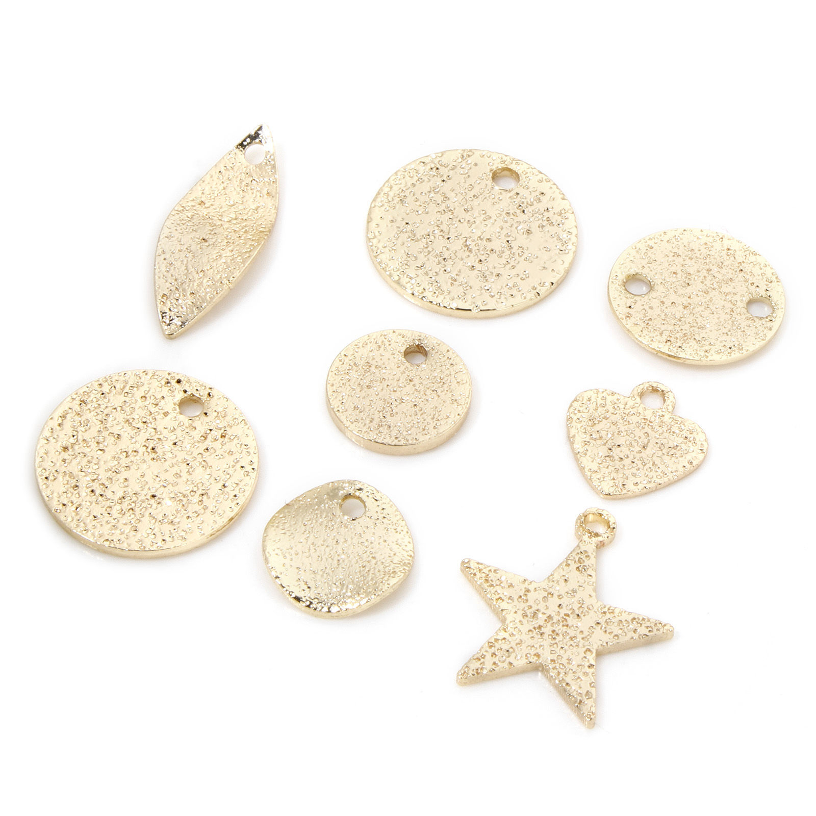 Picture of Eco-friendly Brass Geometric Charms 14K Real Gold Plated Sparkledust