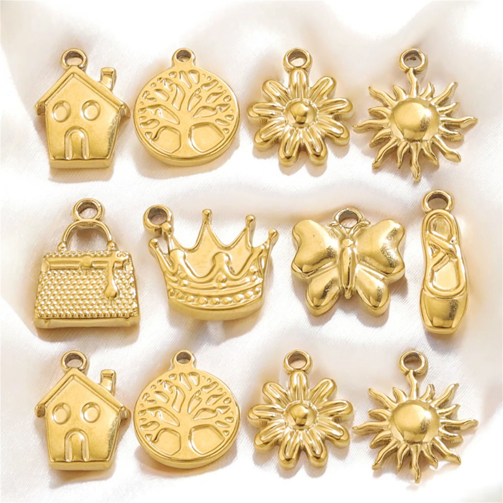 Bild von 5 Stück 304 Edelstahl Charms