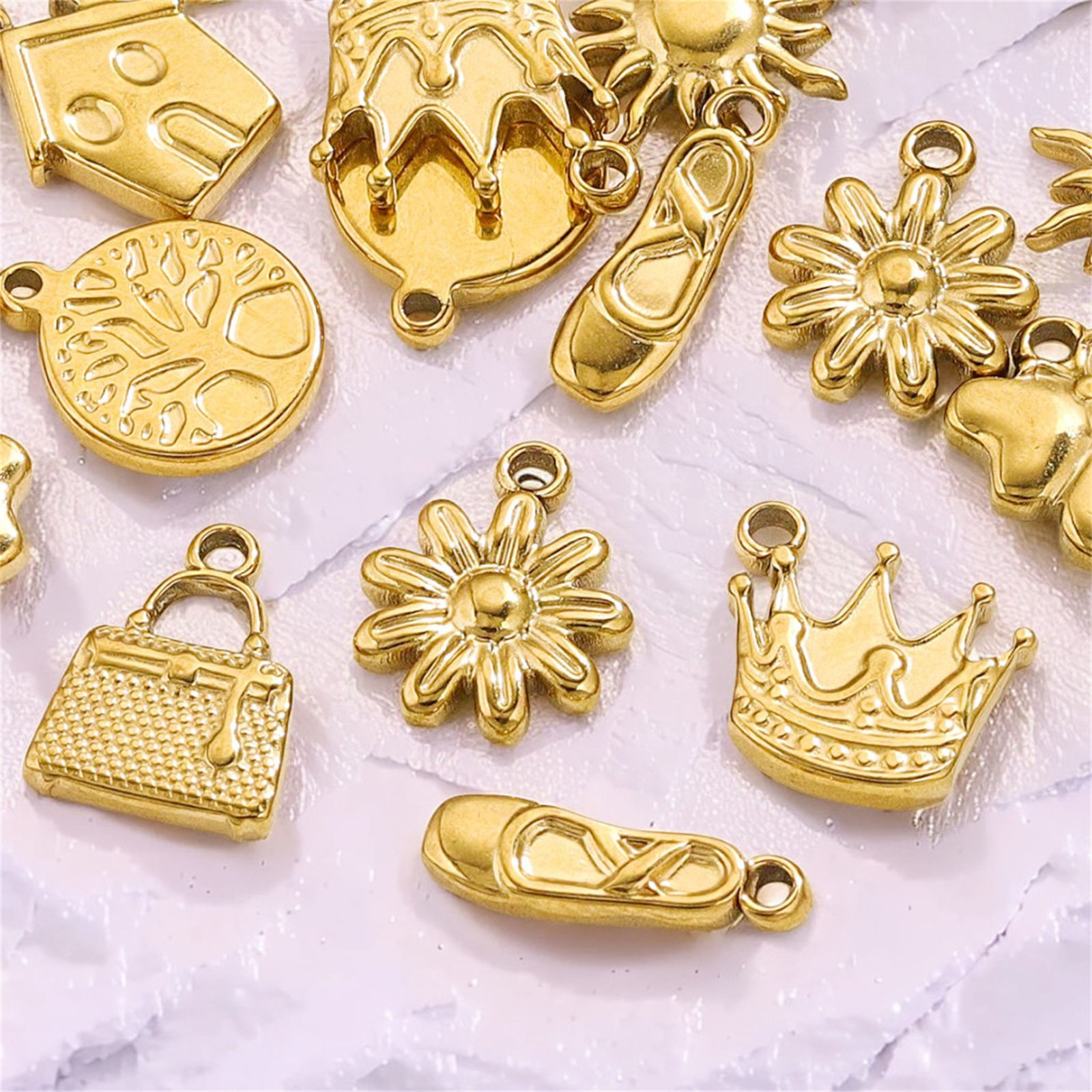 Bild von 5 Stück 304 Edelstahl Charms