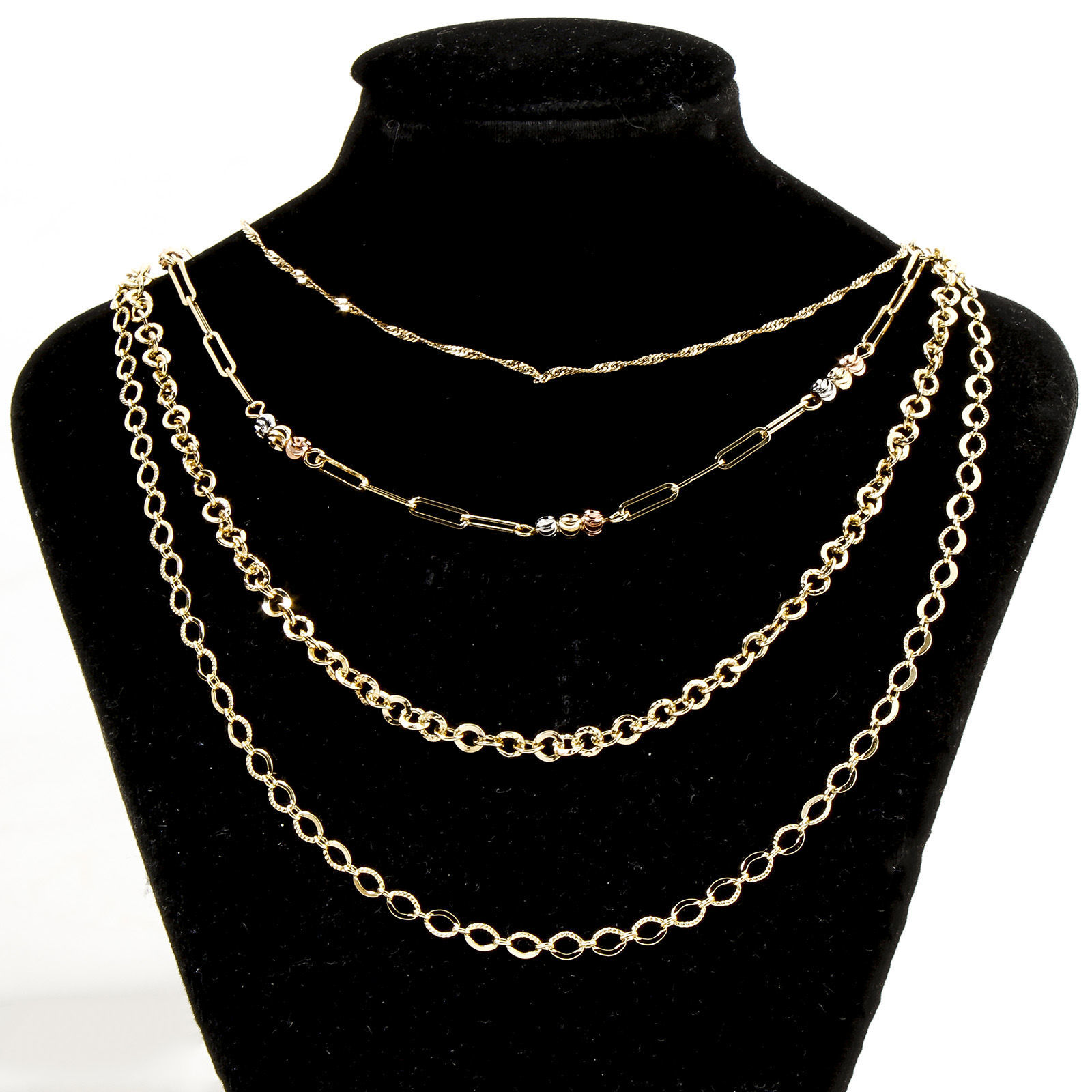 Imagen de 1 Unidad Respetuoso del Medio Ambiente Latón Sencillo Collares Cadenas 18K Oro Real Chapado Con Broche de Langosta