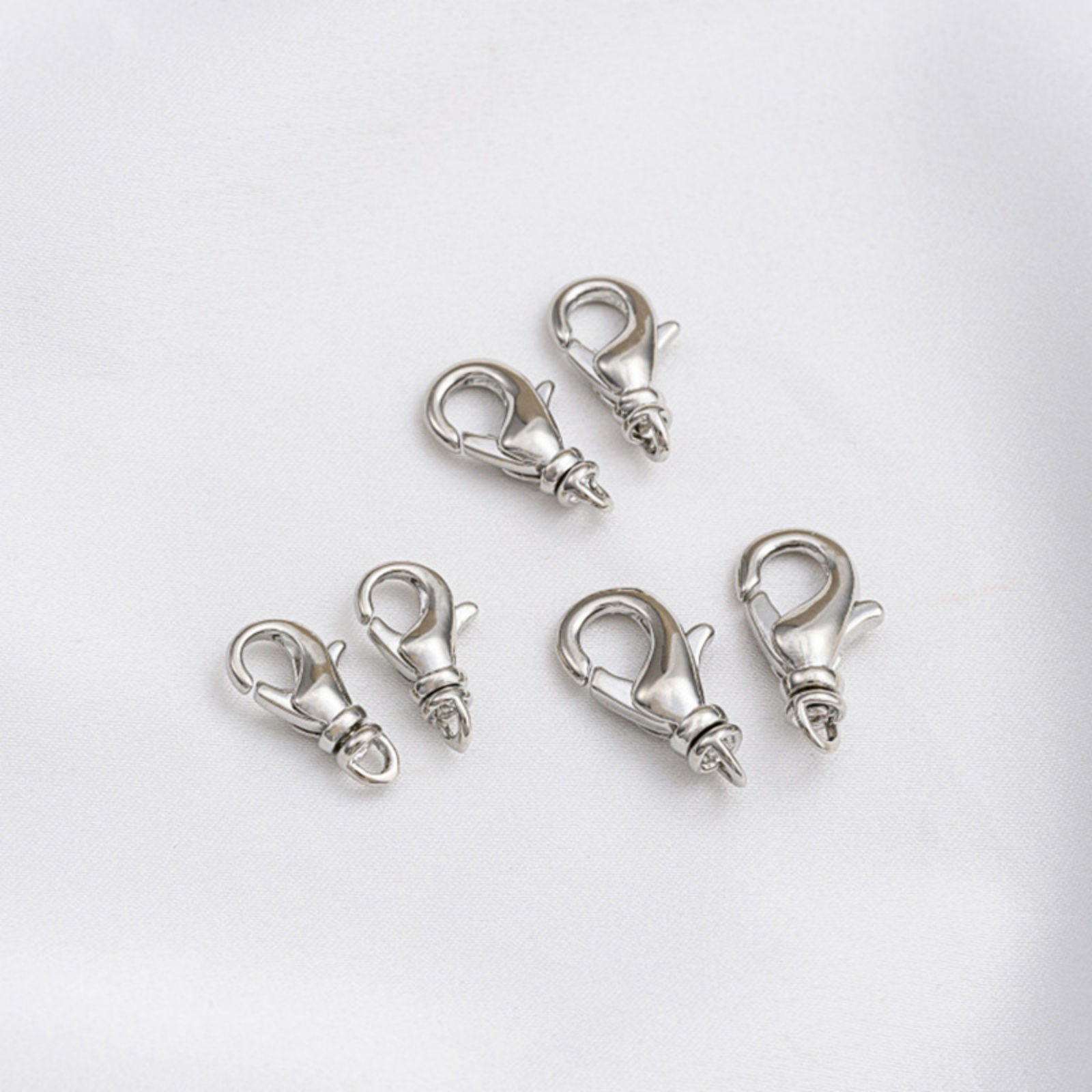 Picture of Eco-friendly Brass Lobster Clasp Findings Real Gold Plated Rotatable