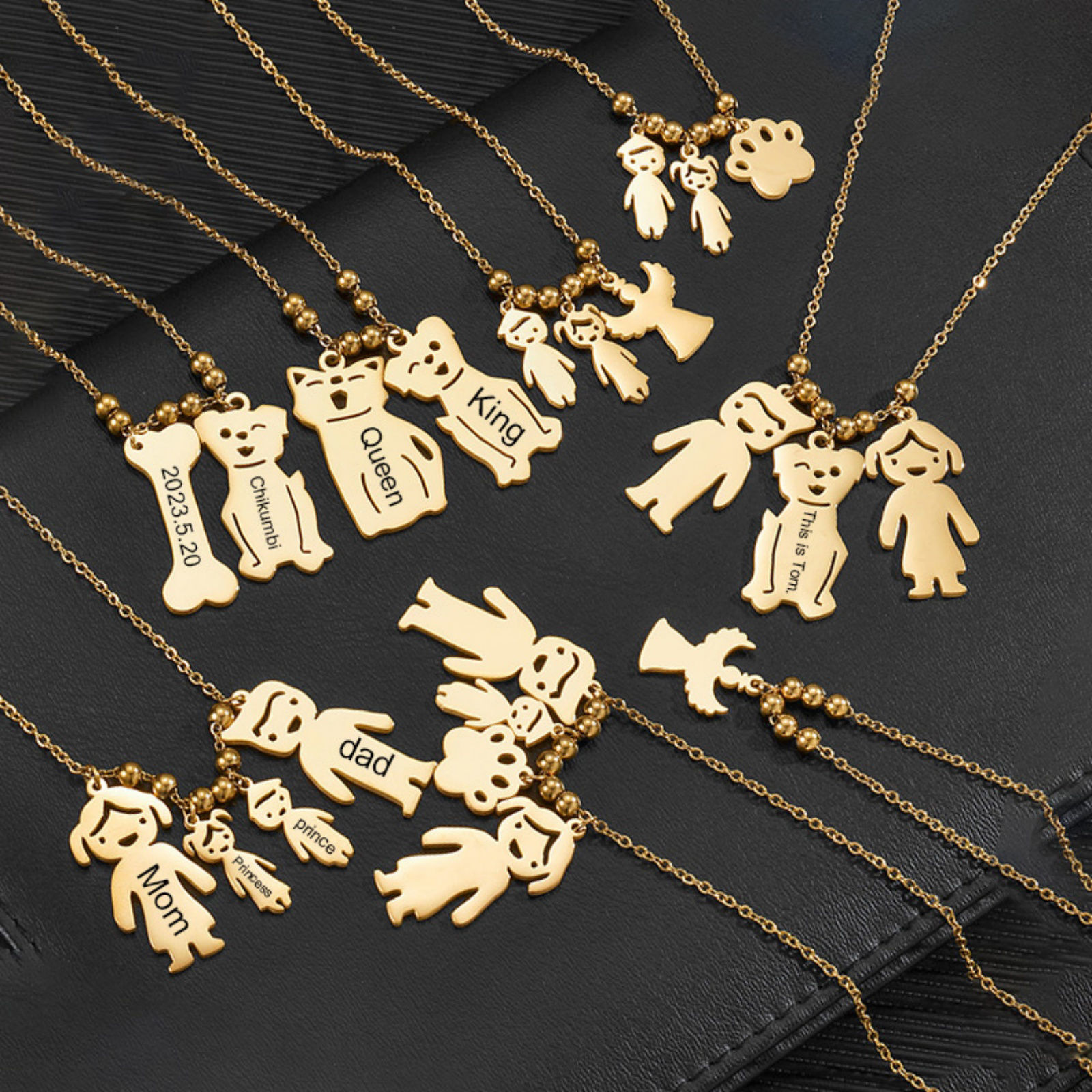 Picture of 304 Stainless Steel Blank Stamping Tags Necklace Double-sided Polishing 45cm(17.7") long