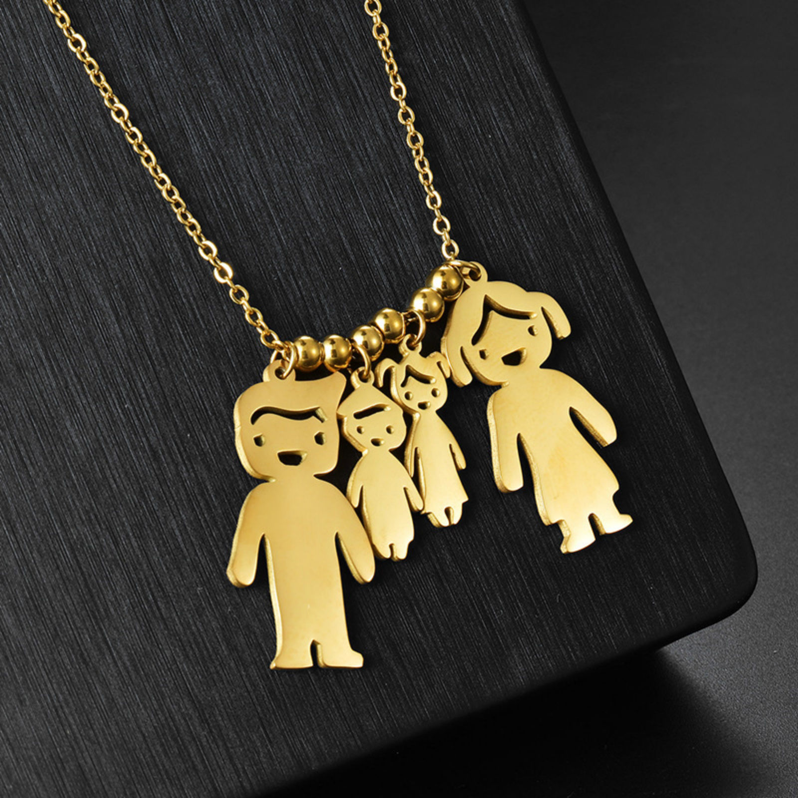Picture of 304 Stainless Steel Blank Stamping Tags Necklace Double-sided Polishing 45cm(17.7") long