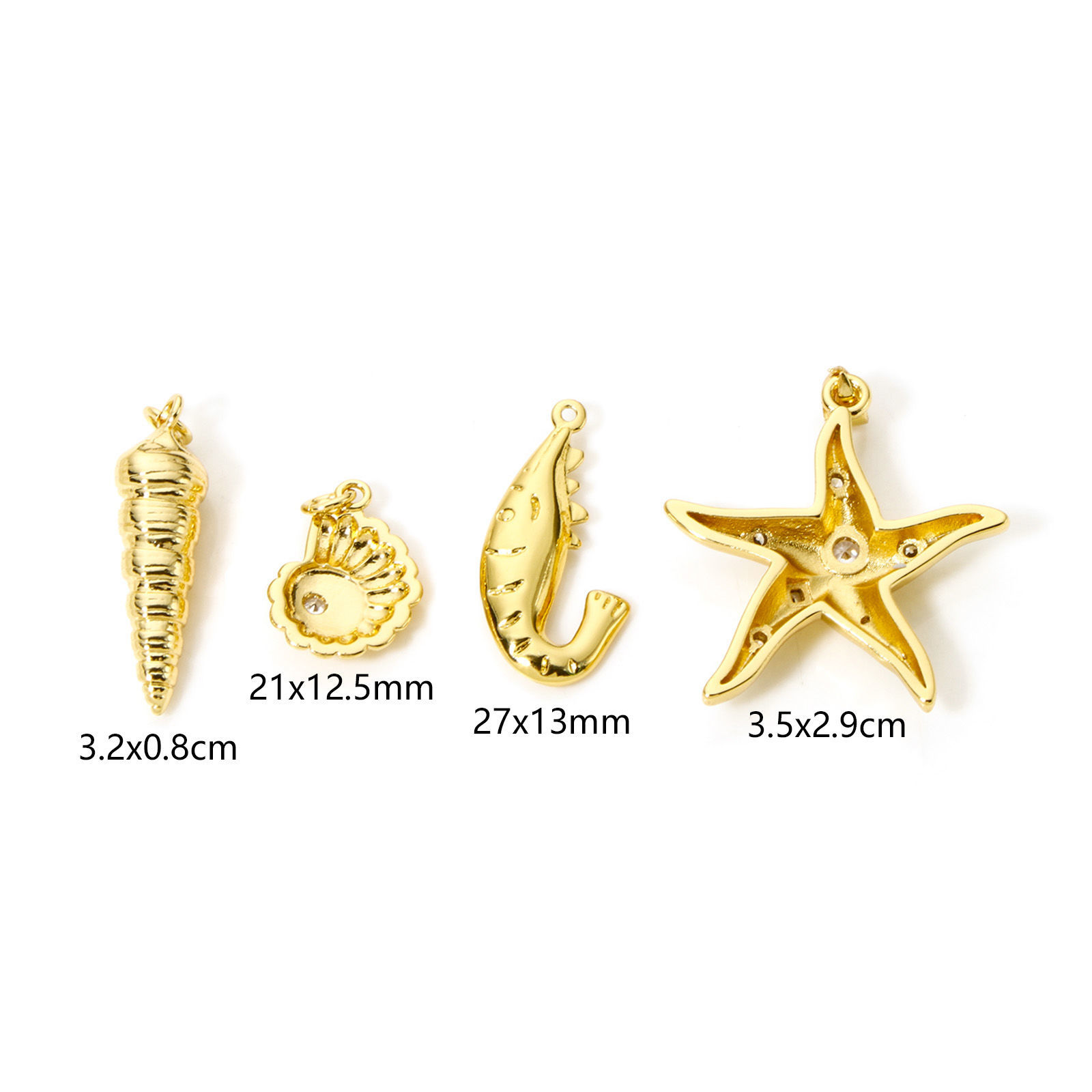 Picture of Eco-friendly Brass Ocean Jewelry Pendants 18K Real Gold Plated