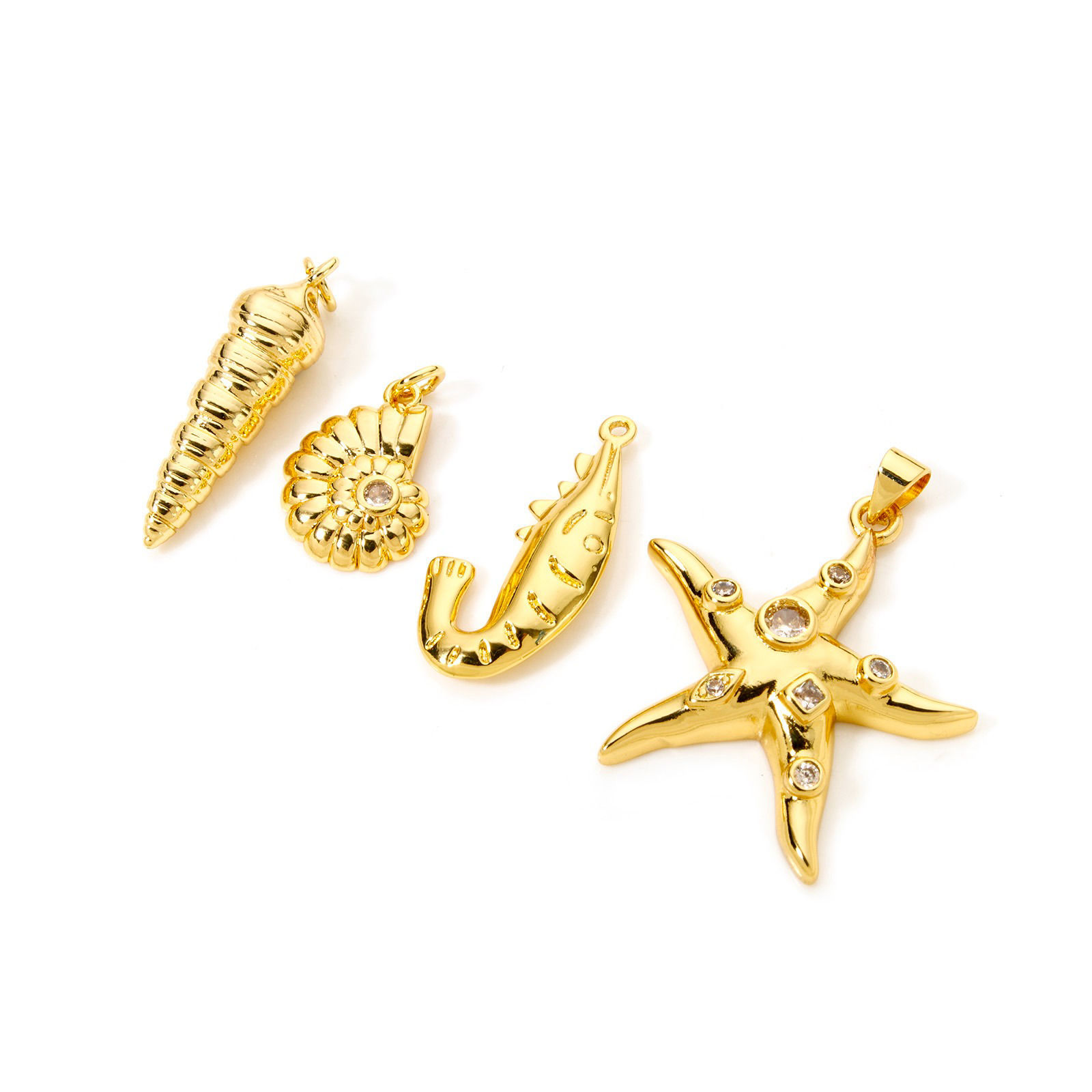 Picture of Eco-friendly Brass Ocean Jewelry Pendants 18K Real Gold Plated