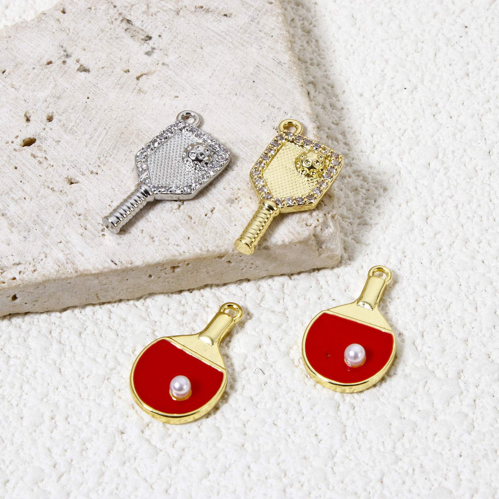 Изображение 1 ШТ Латунь спорт Подвески Ракетка