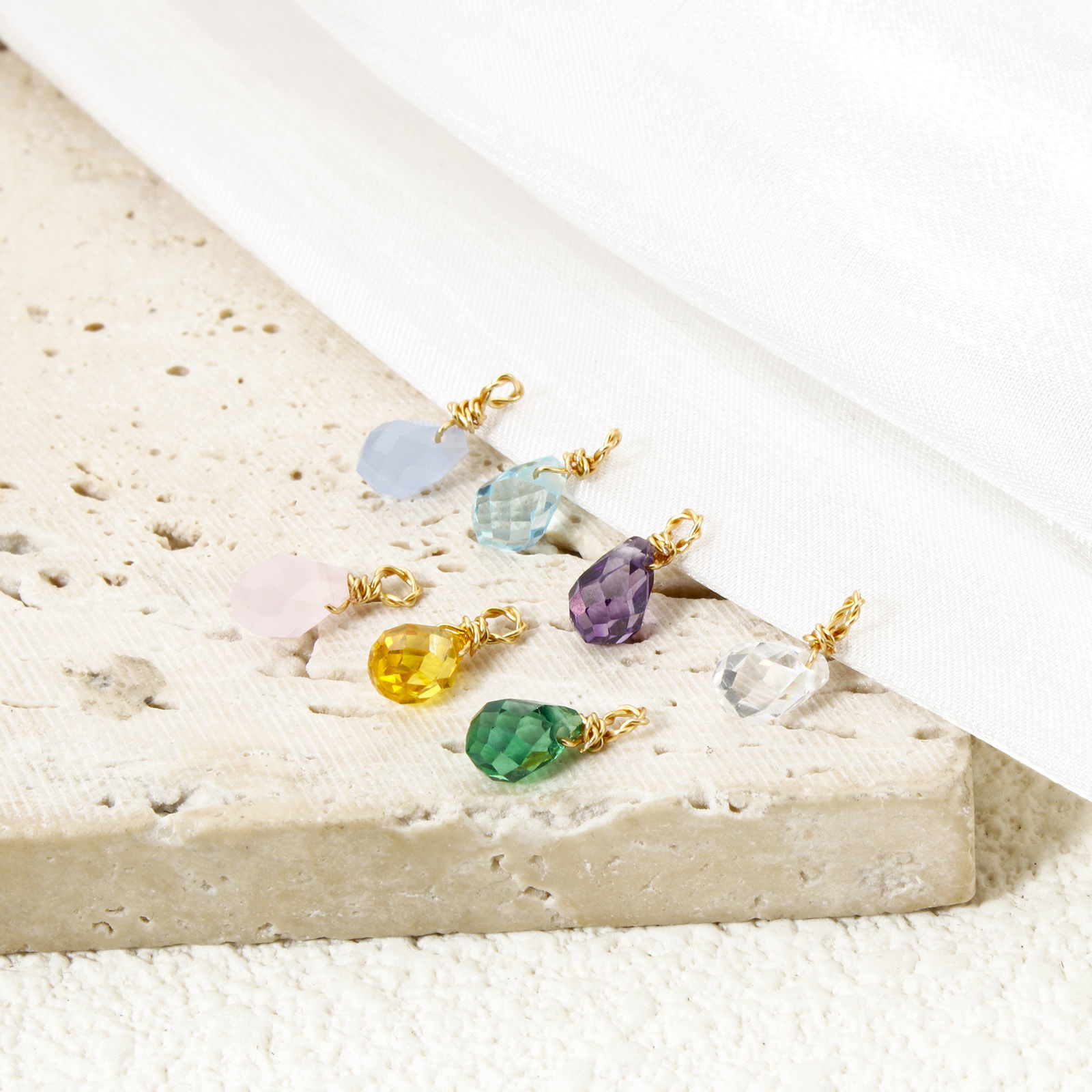 Bild von Umweltfreundliche PVD-Vakuumbeschichtung 304 Edelstahl Mini Charms Tropfen Vergoldet Facettiert 10mm x 4mm