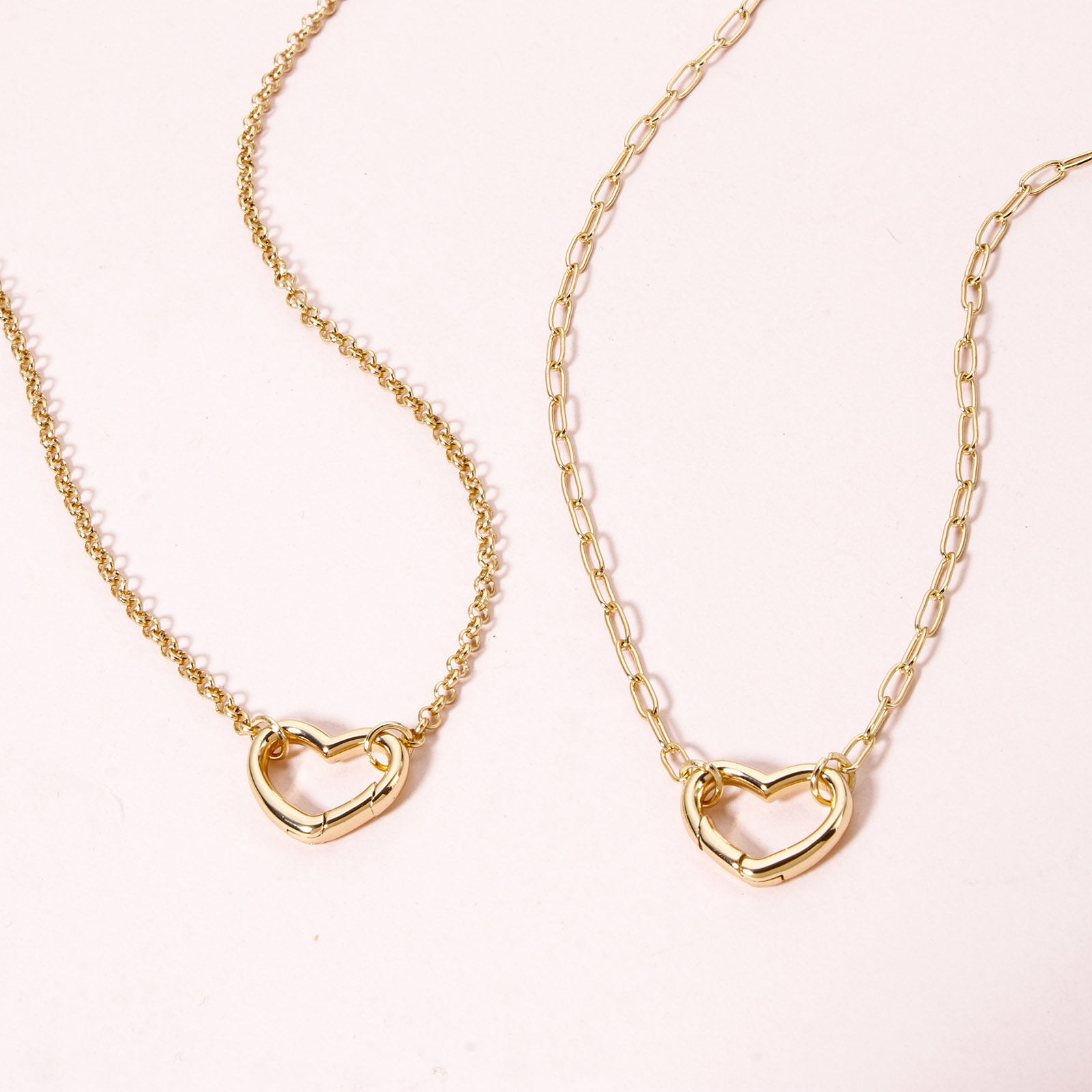 Picture of Brass Link Chain Necklace 18K Gold Plated With Spring Ring Clasp