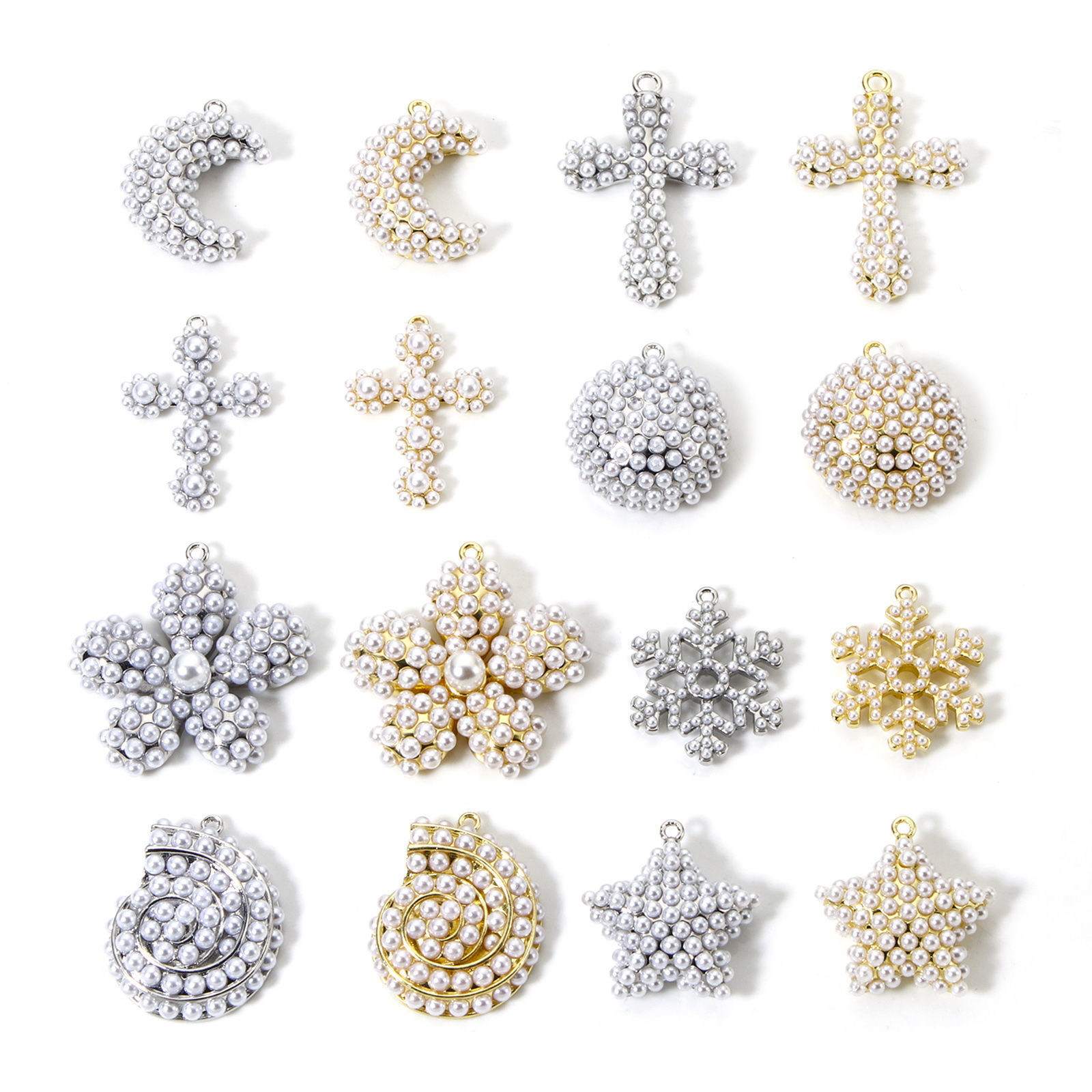 Изображение 1 ШТ Латунь Подвески С Исскуственными Жемчугами