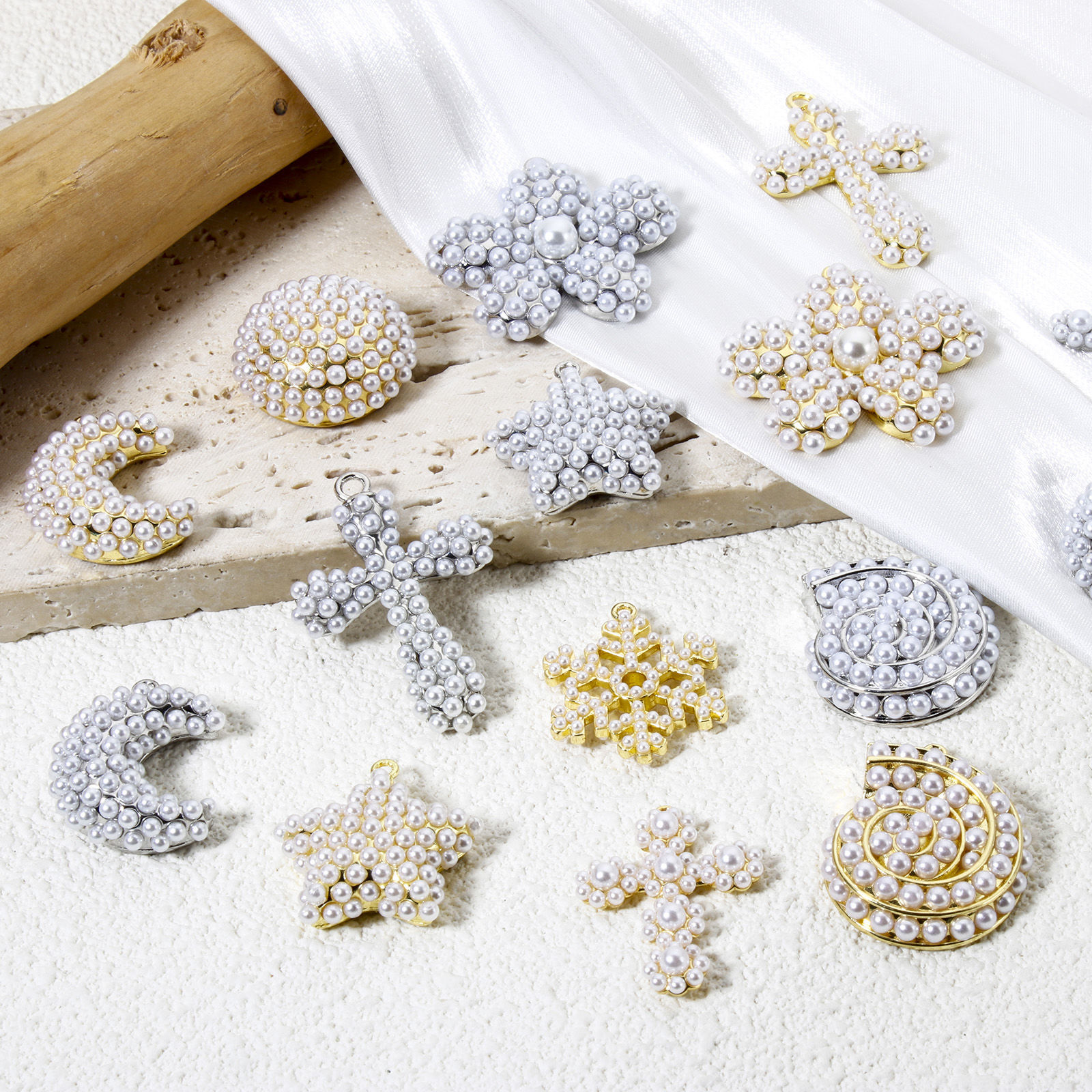 Изображение 1 ШТ Латунь Подвески С Исскуственными Жемчугами