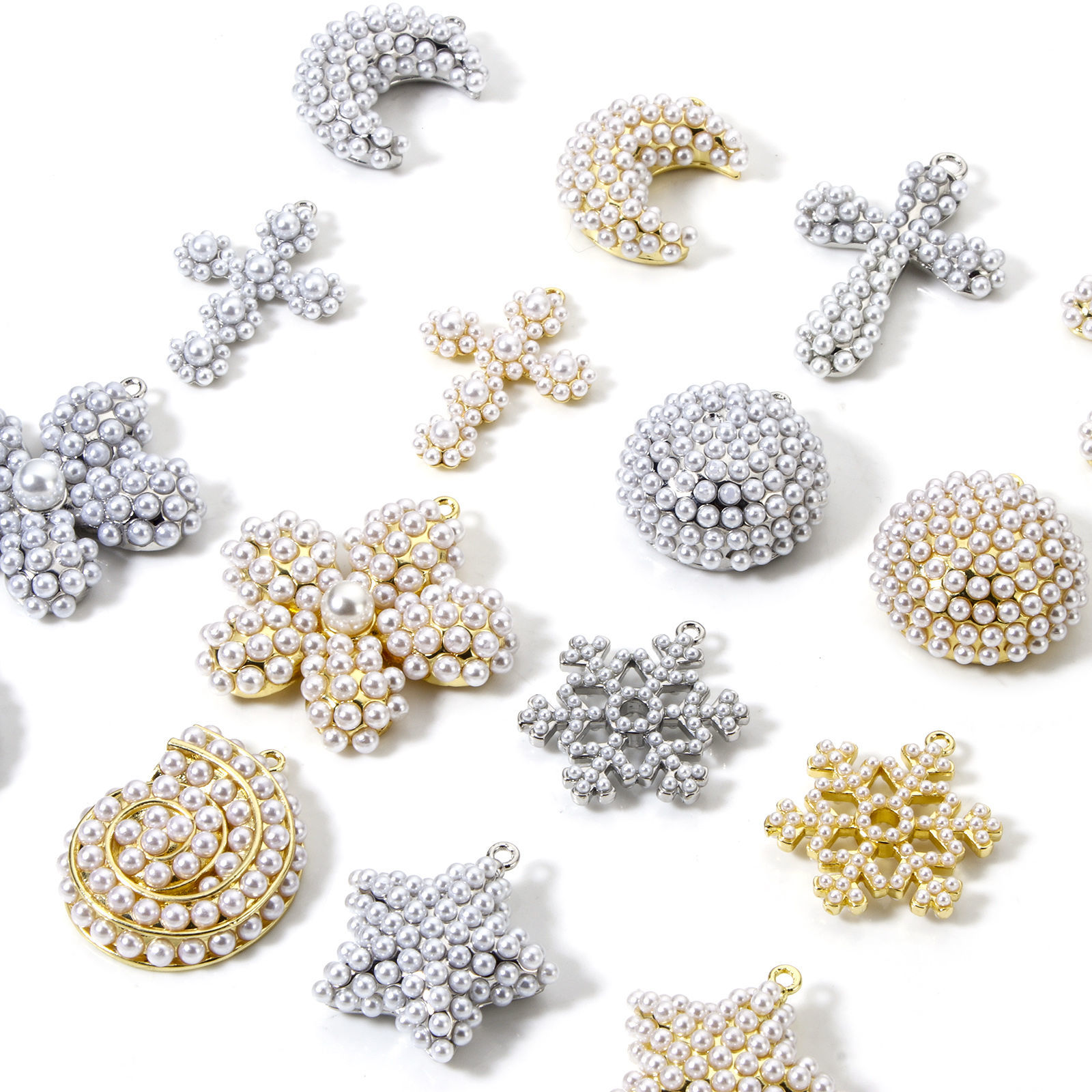 Изображение 1 ШТ Латунь Подвески С Исскуственными Жемчугами