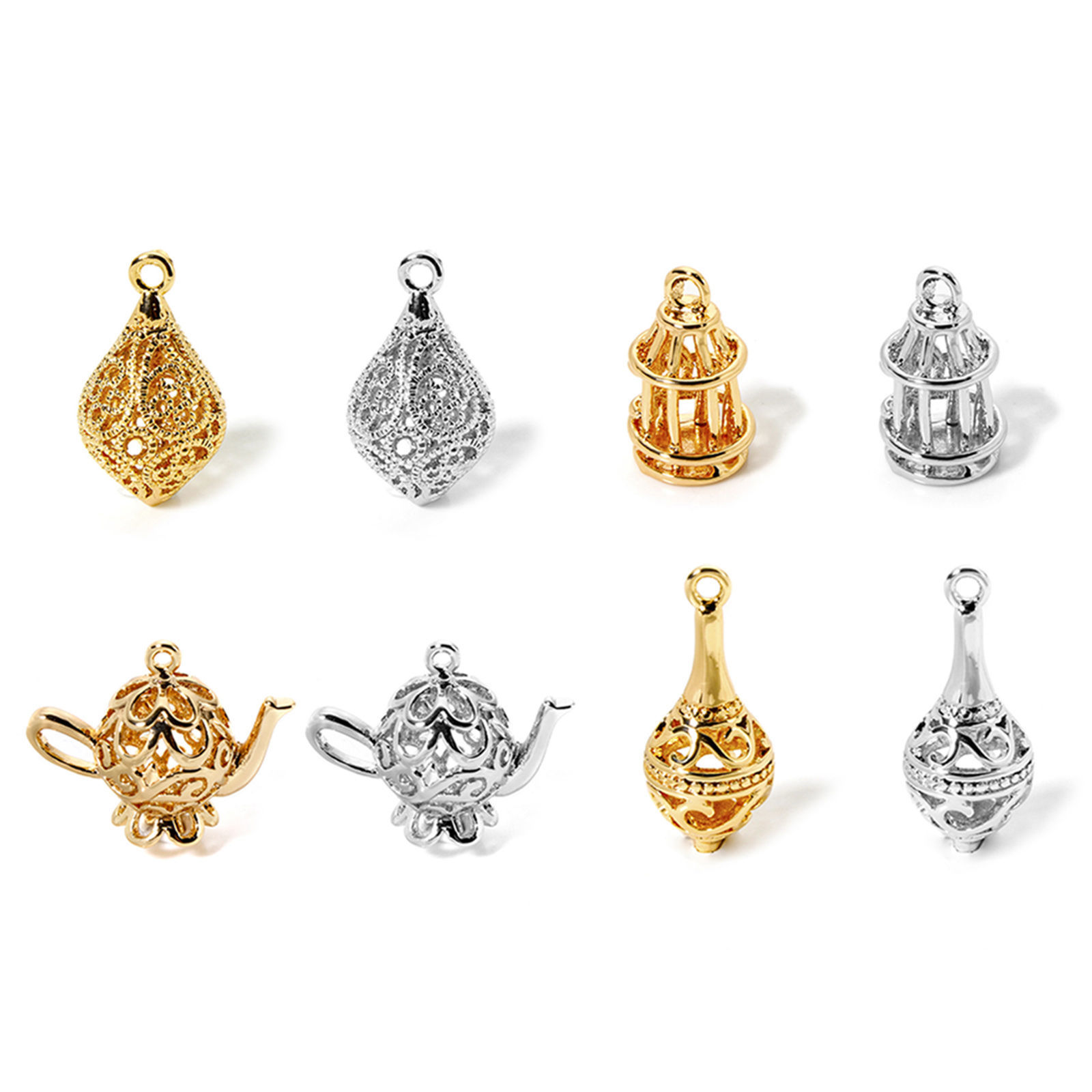 Picture of Eco-friendly Brass Charms Real Gold Plated 3D